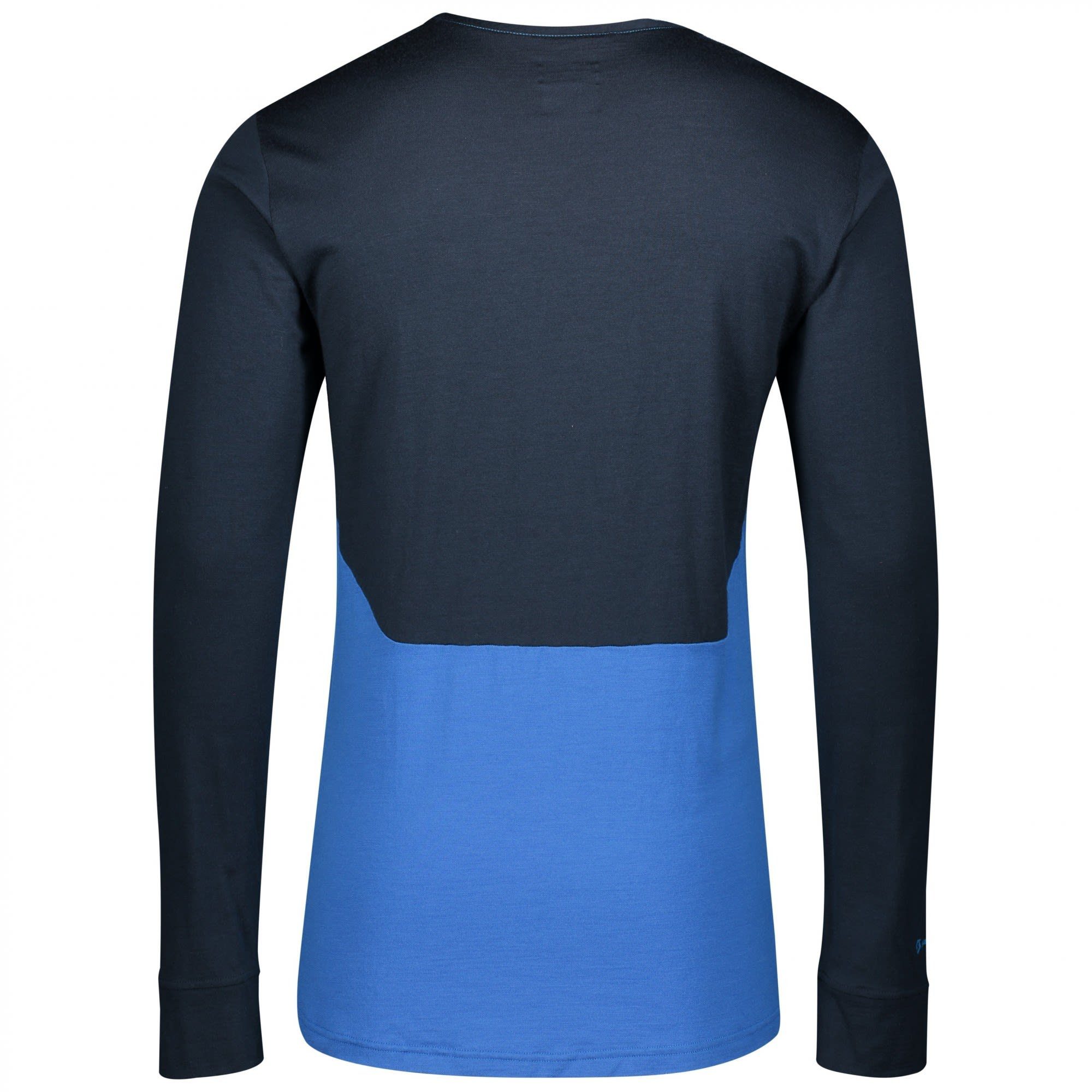 Langarmshirt Blue - Dark Skydive Scott Defined Merino Shirt L/sl M Herren Blue Scott