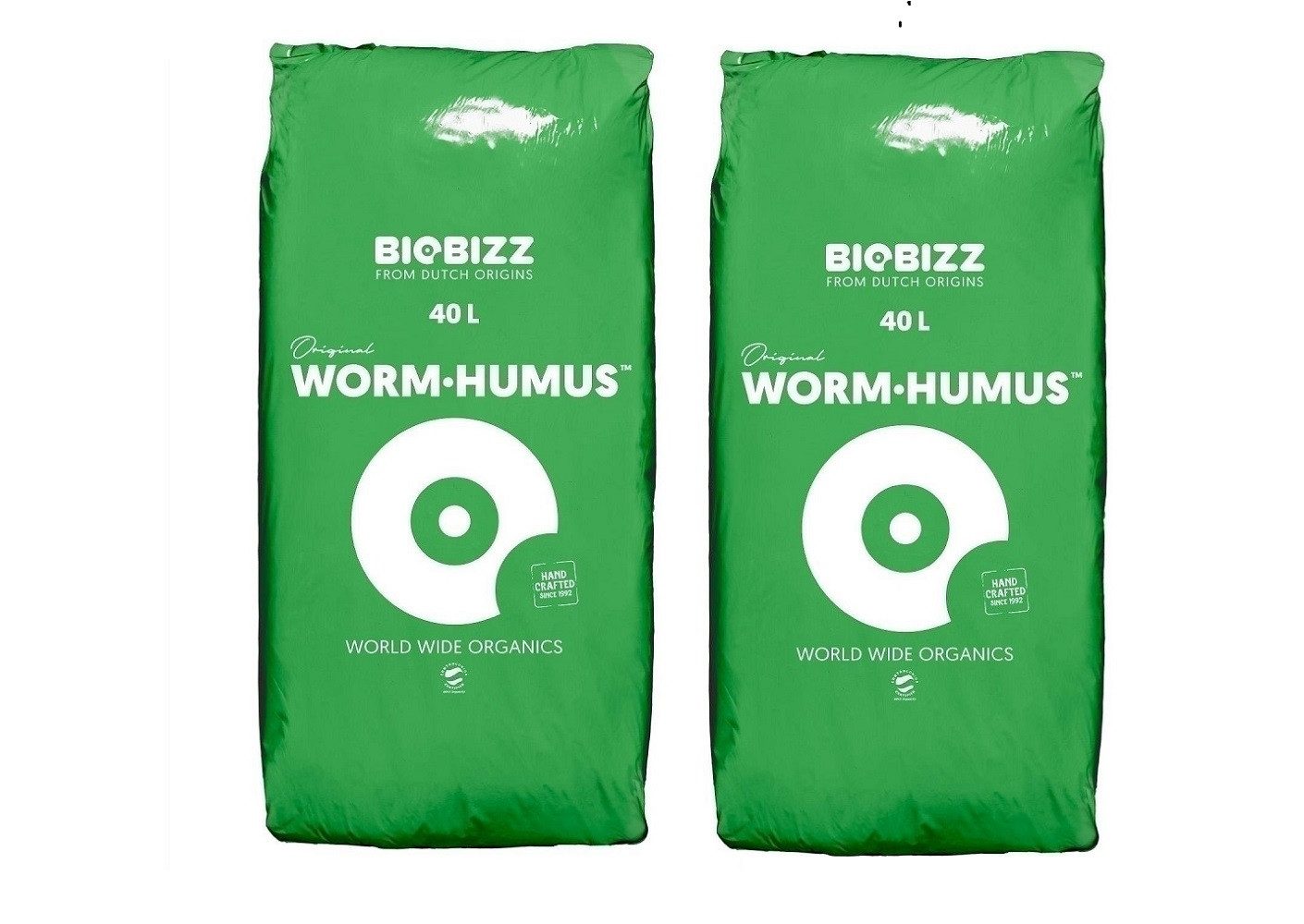 Biobizz Pflanzerde BioBizz Wurmhumus 2 x 40 L - Blumenerde