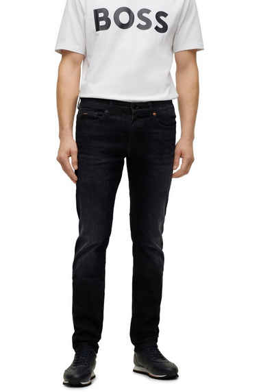 BOSS ORANGE Slim-fit-Jeans (1-tlg) mit dezenten Used-Effekten