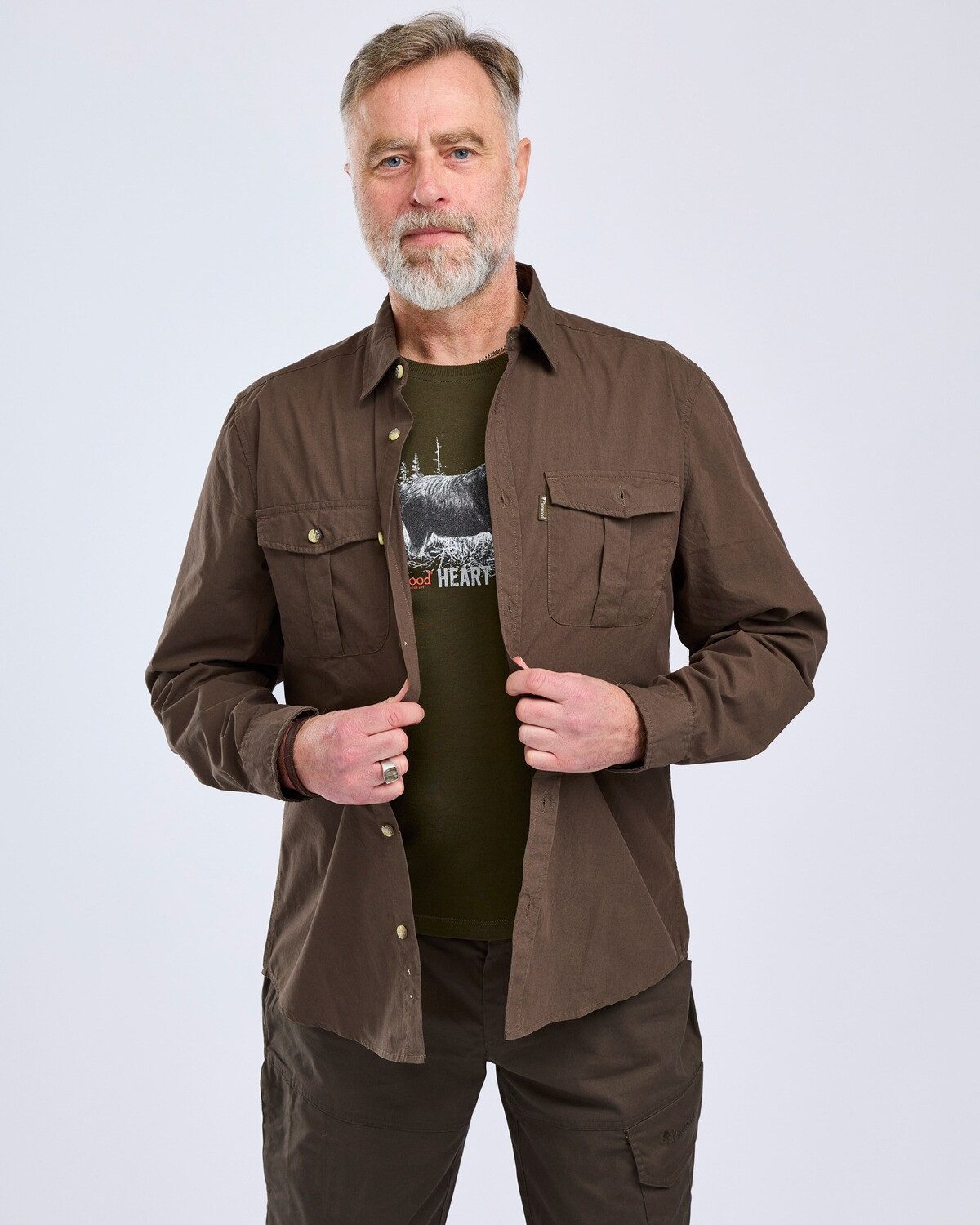 Pinewood Outdoorhemd Hemd Safari