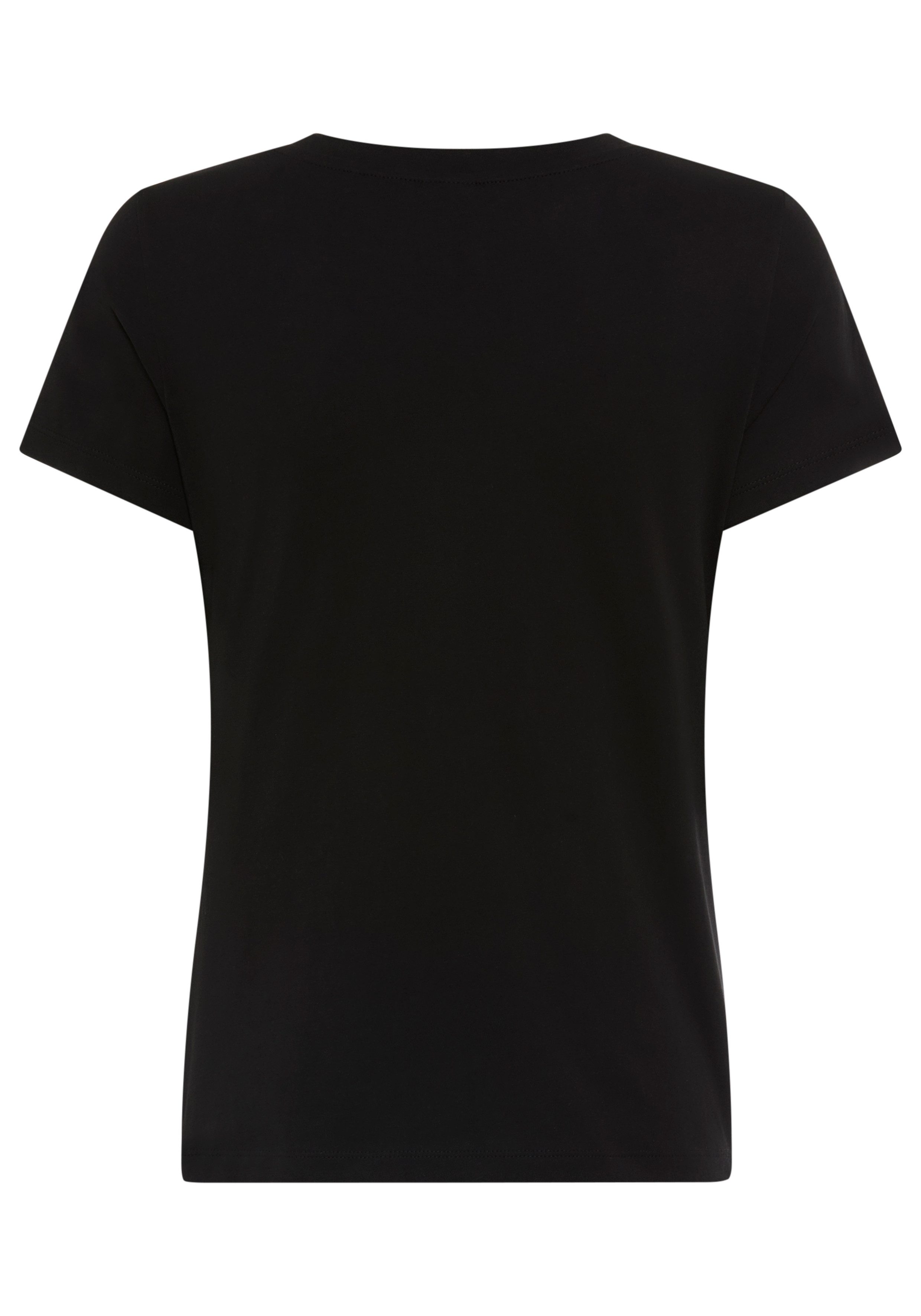 BOSS ORANGE T-Shirt Esogo_MA_crystal Premium Damenmode mit glitzer Logoschriftzug