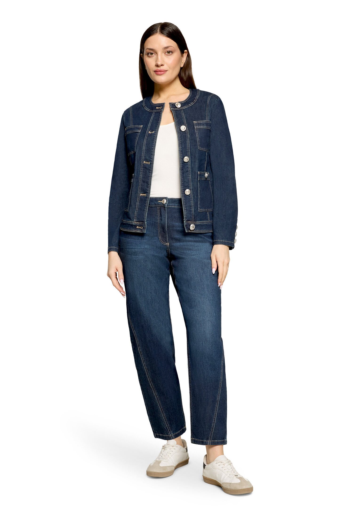 Betty Barclay Slim-fit-Jeans Damen unifarben