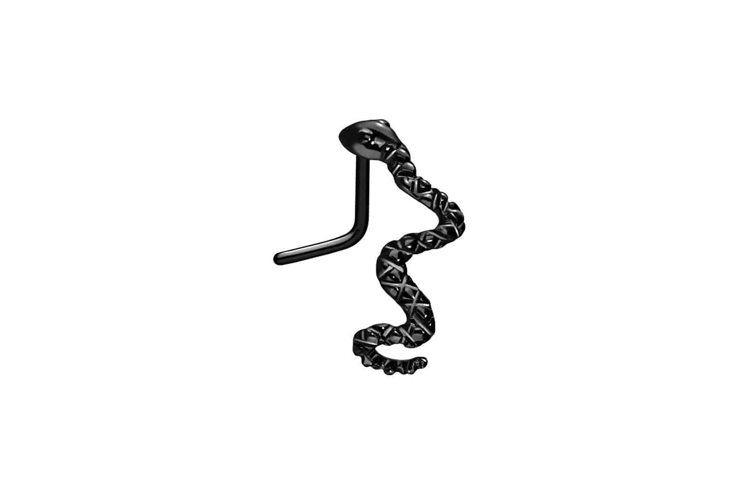 PIERCINGLINE Nasenpiercing Chirurgenstahl Nasenstecker SCHLANGE (Nasensteck günstig online kaufen
