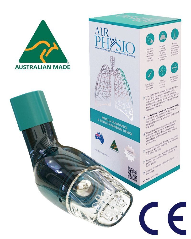 Airphysio Fitnessrolle AirPhysio, OPEP Therapie zur Reinigung der Atemwege