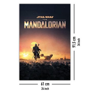 Grupo Erik Poster The Mandalorian Poster Teaser 61 x 91,5 cm