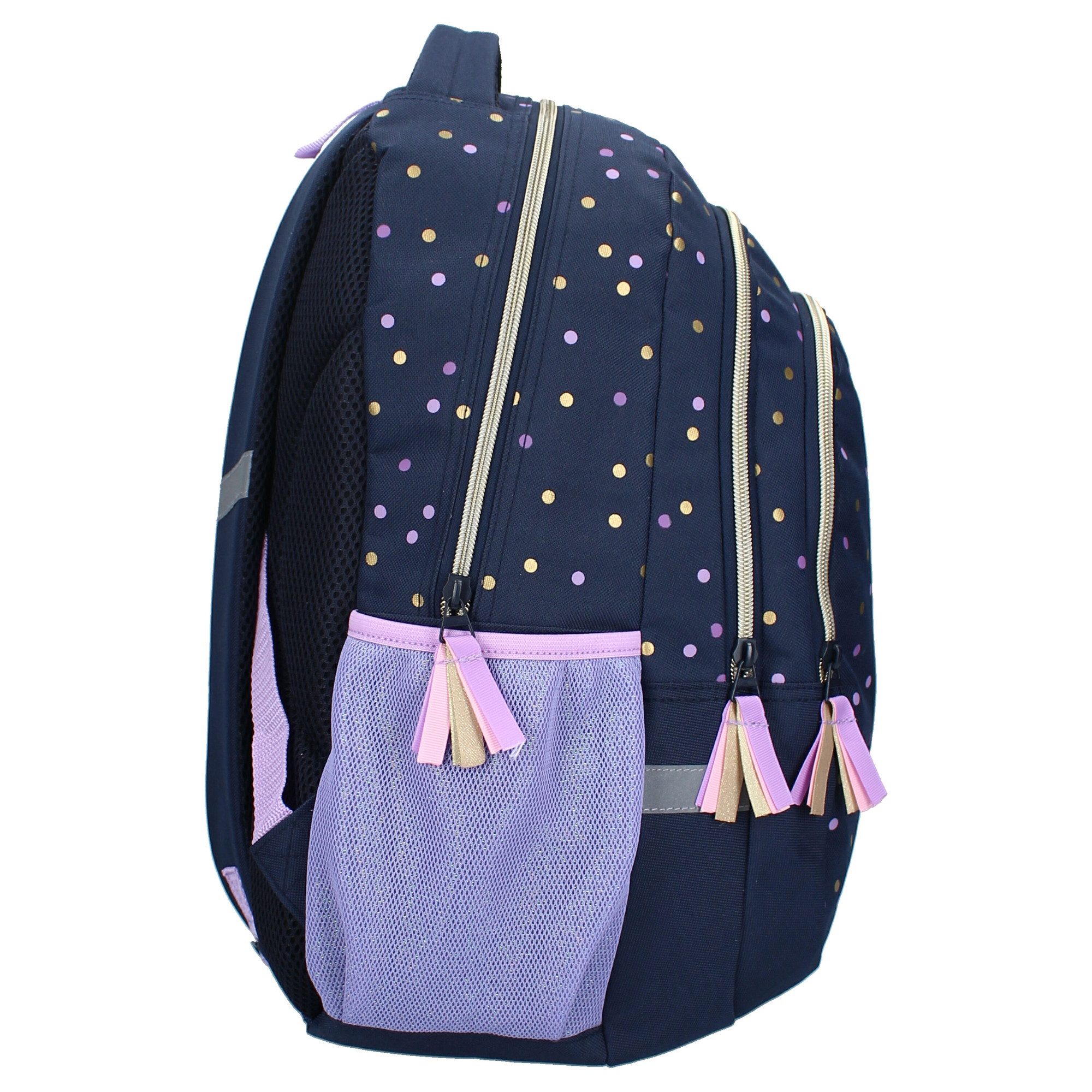 Vadobag Cityrucksack Milky Kiss Dotted Delight, mit coolem Punkte-Aufdruck