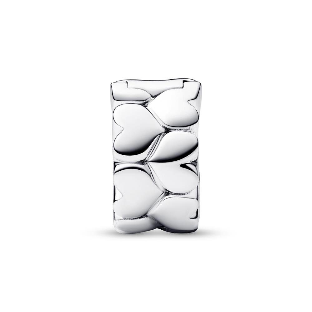 Pandora Bead PANDORA Moments Herz Clip-Charm aus Sterlingsilber