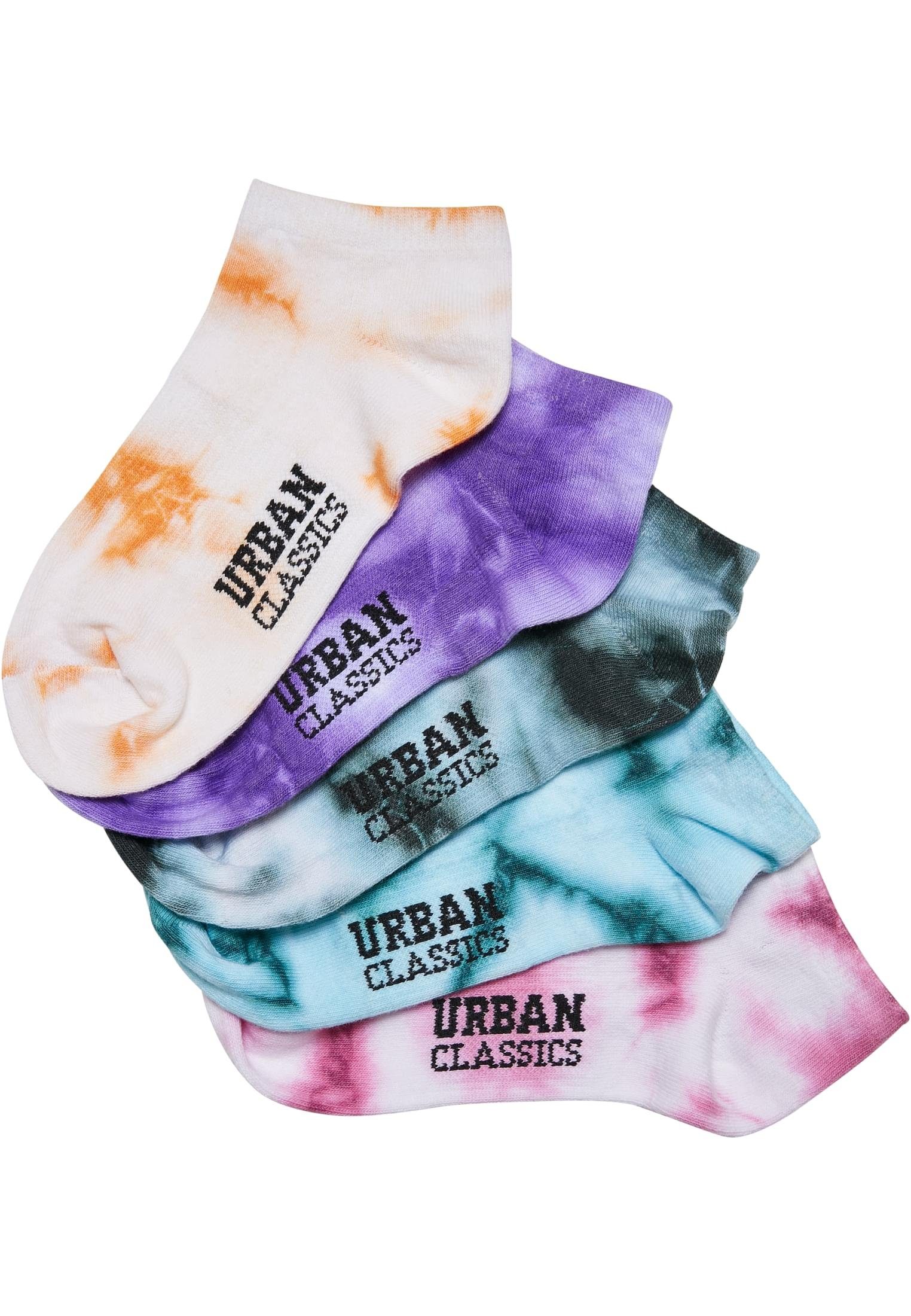 Socks 5-Pack Invisible CLASSICS Freizeitsocken Accessoires (1-Paar) Dye URBAN Tie