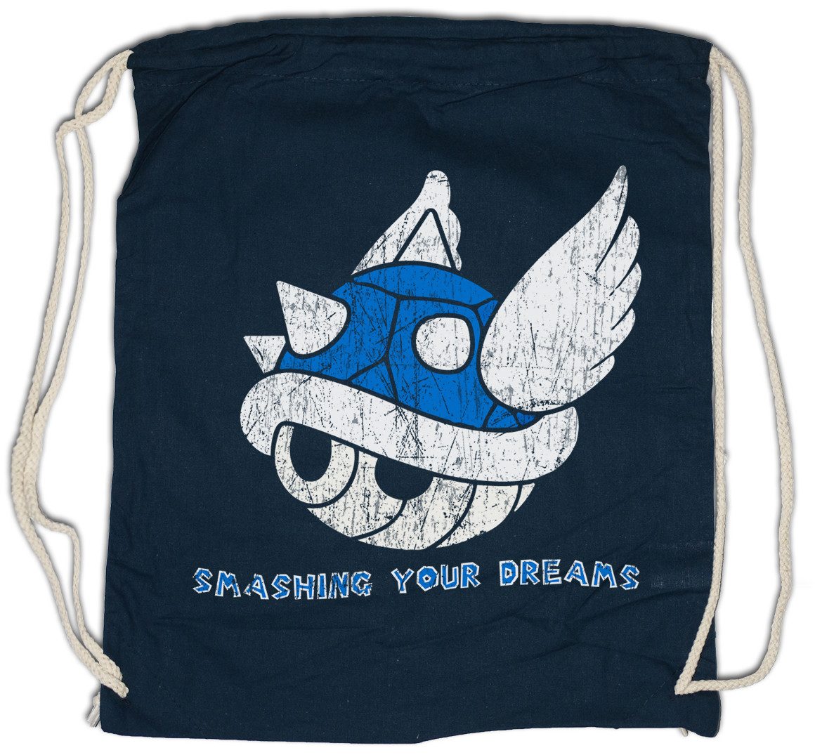 Turnbeutel Smashing Your Dreams Turnbeutel Super Gamer Games Geek Mario Fun Nerd