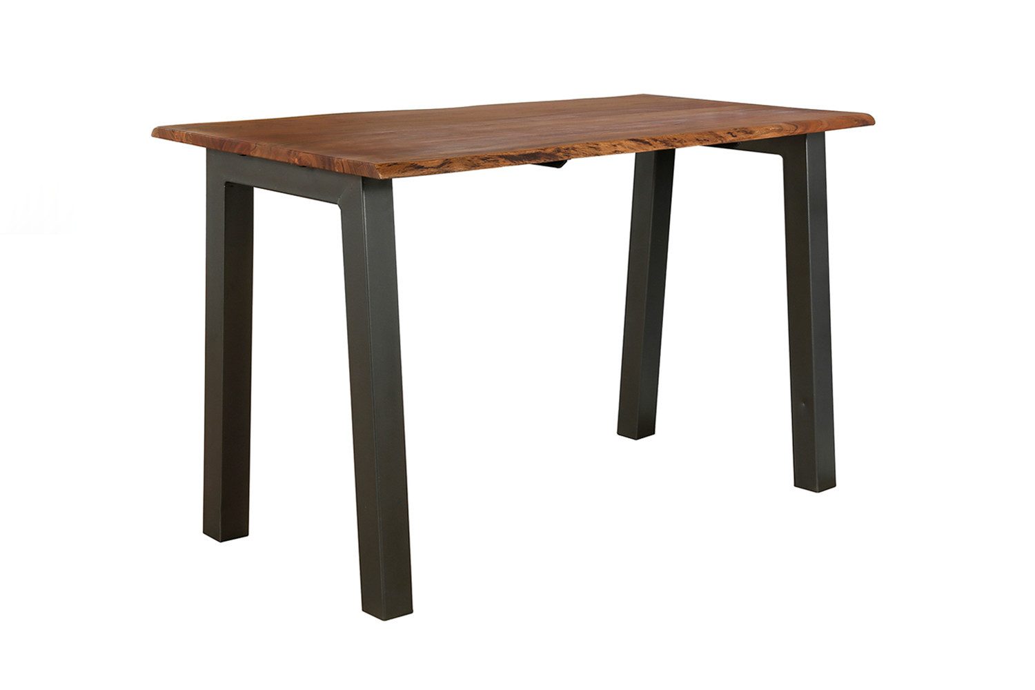 KAWOLA Stehtisch ERGEA, Stehtisch Baumkante Akazie massiv natur 147x80 cm