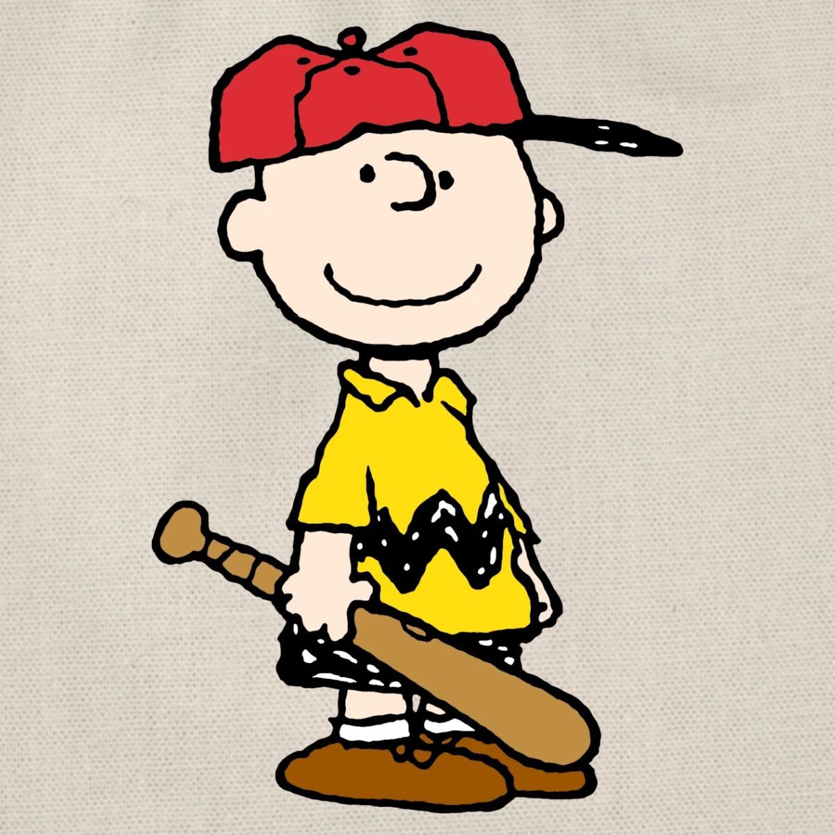 Spreadshirt Turnbeutel Peanuts Charlie Brown Baseball Sport Turnbeutel (1-tlg)