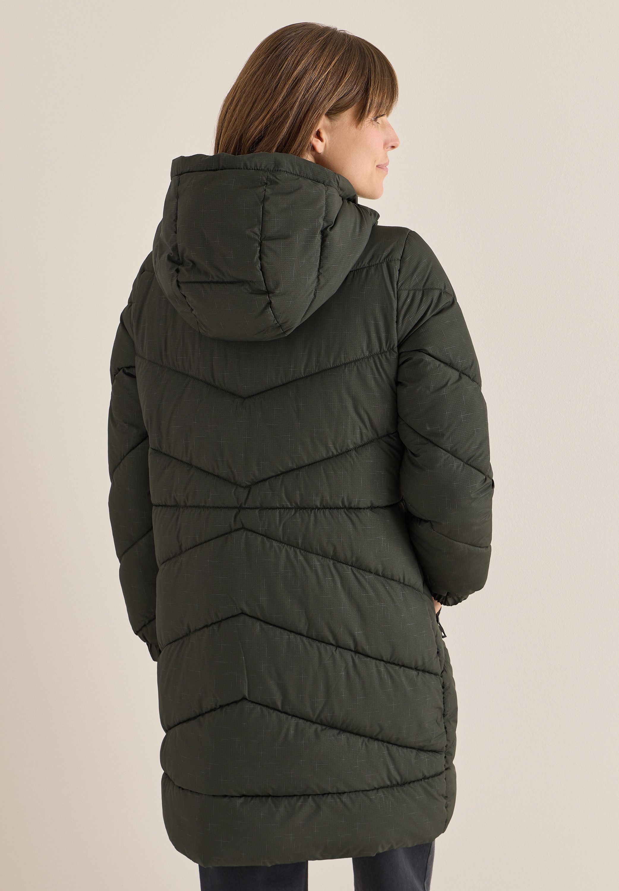 CECIL Steppmantel mit Kapuze mit Tunnelzugband günstig online kaufen