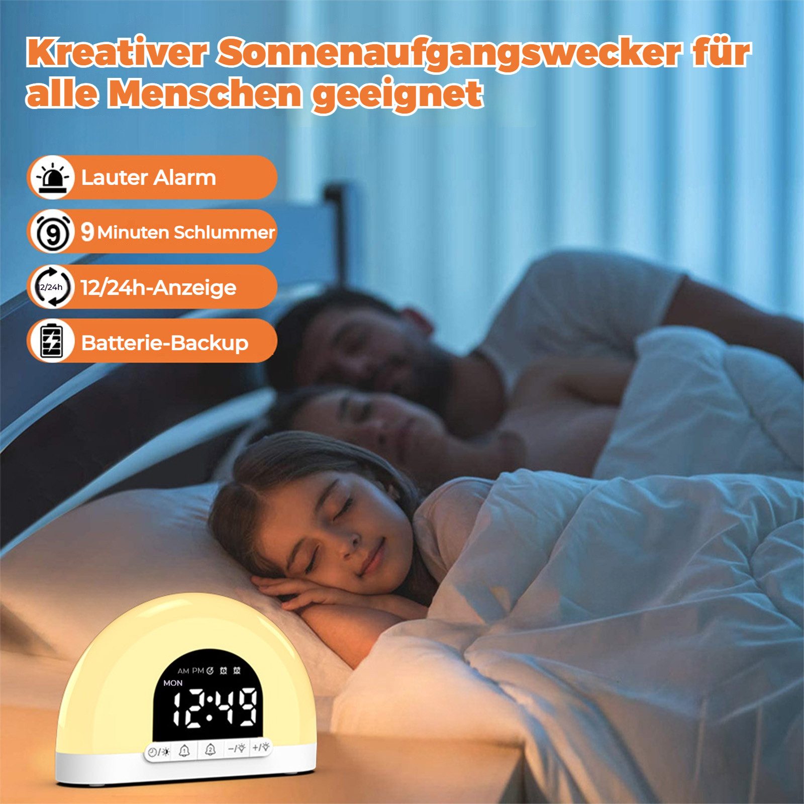 BlingBin Tageslichtwecker Wake Up Licht Sonnenuntergang günstig online kaufen