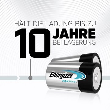 Energizer Energizer Max Plus Alkaline Mono D 1,5 V, 2er Pack Batterie