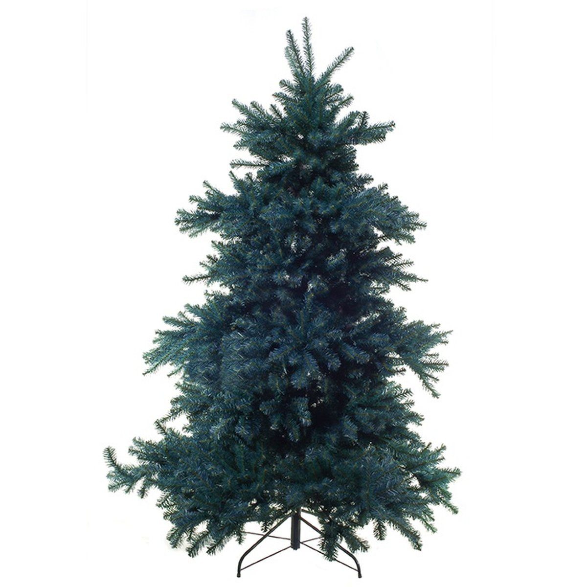 artplants Künstlicher Weihnachtsbaum Deko Baum Nordmanntanne ARMANDI, blau, 150cm