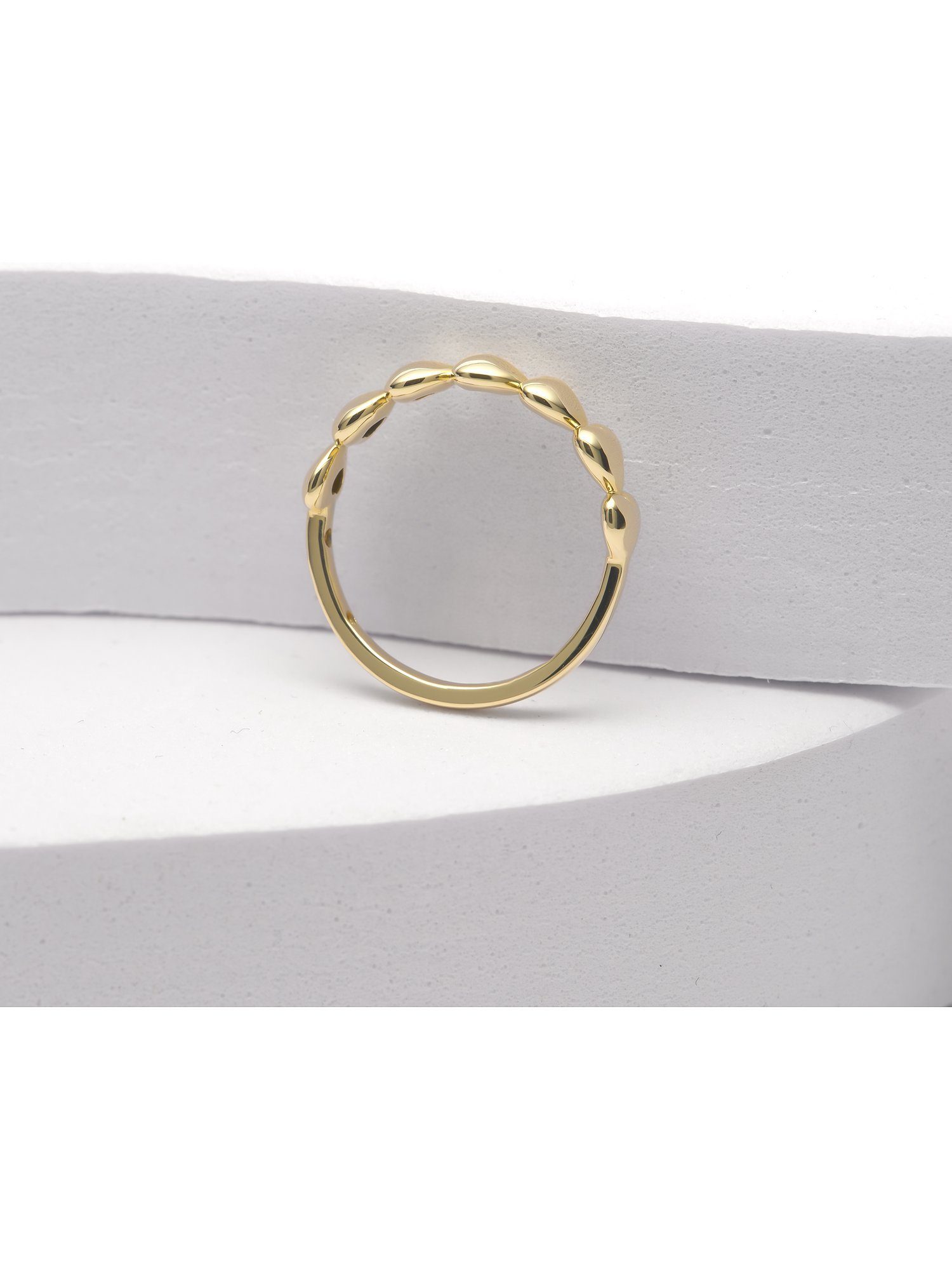 CHRIST Goldring CHRIST Damen-Damenring 585er Gelbgold Herz