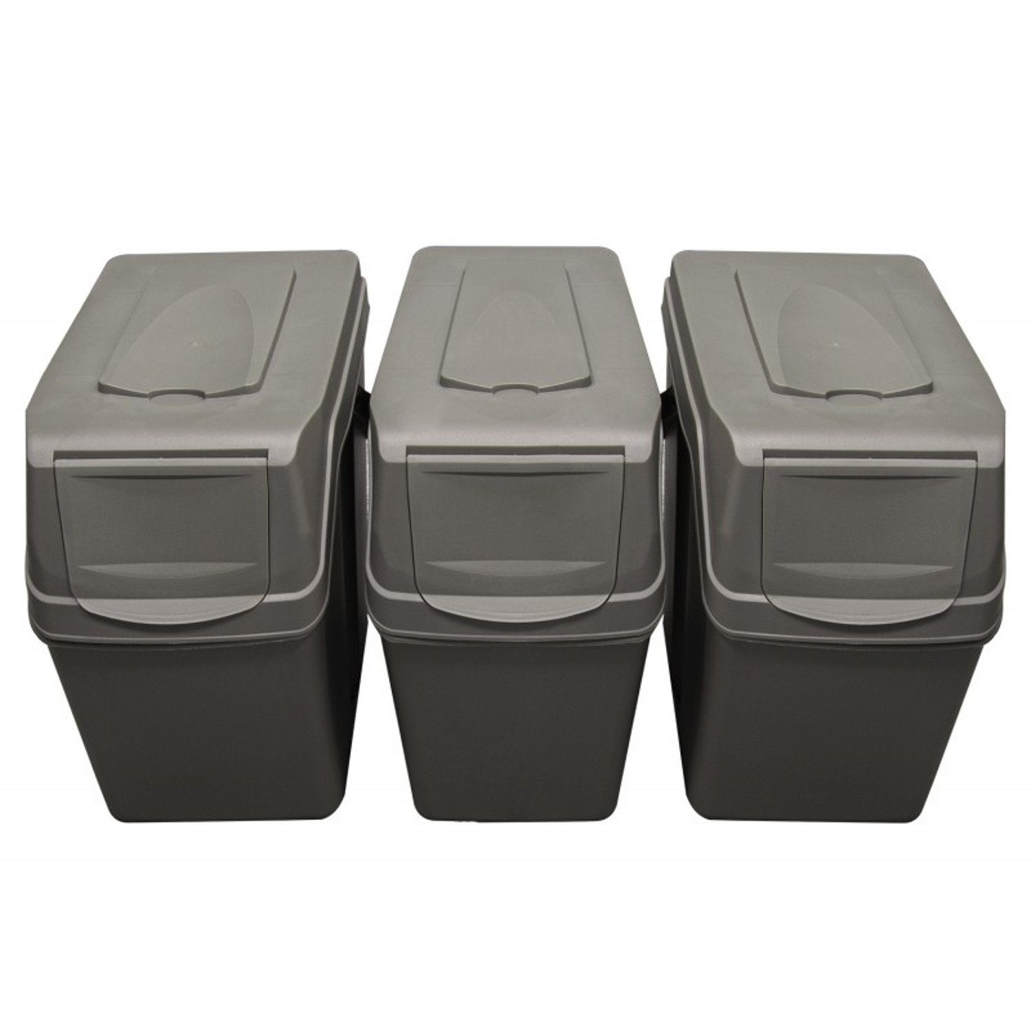 Mülltrennbehälter Sortibox 3x25L Mülltrennsystem ISWB25S3-405U, Set Prosperplast