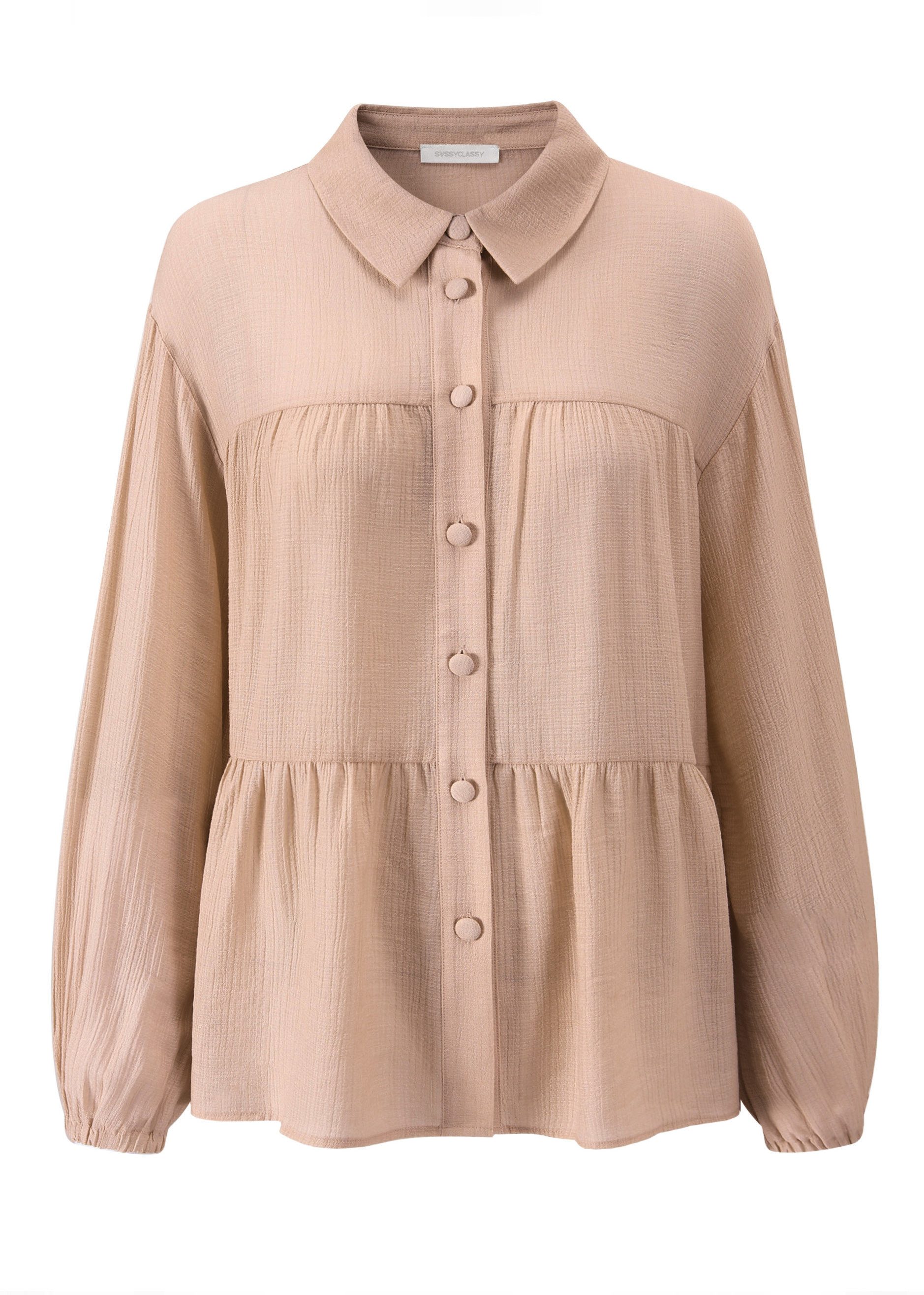 SASSYCLASSY Langarmbluse Oversize Bluse Damen aus günstig online kaufen