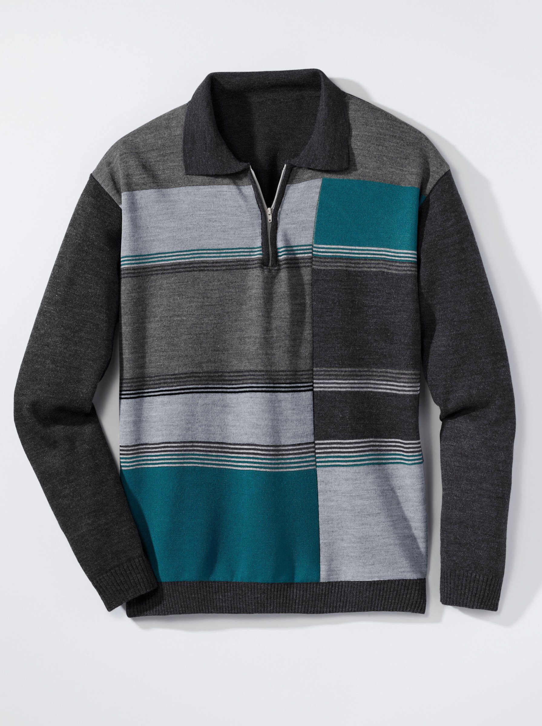 Sieh an! Strickpullover Pullover Langarm