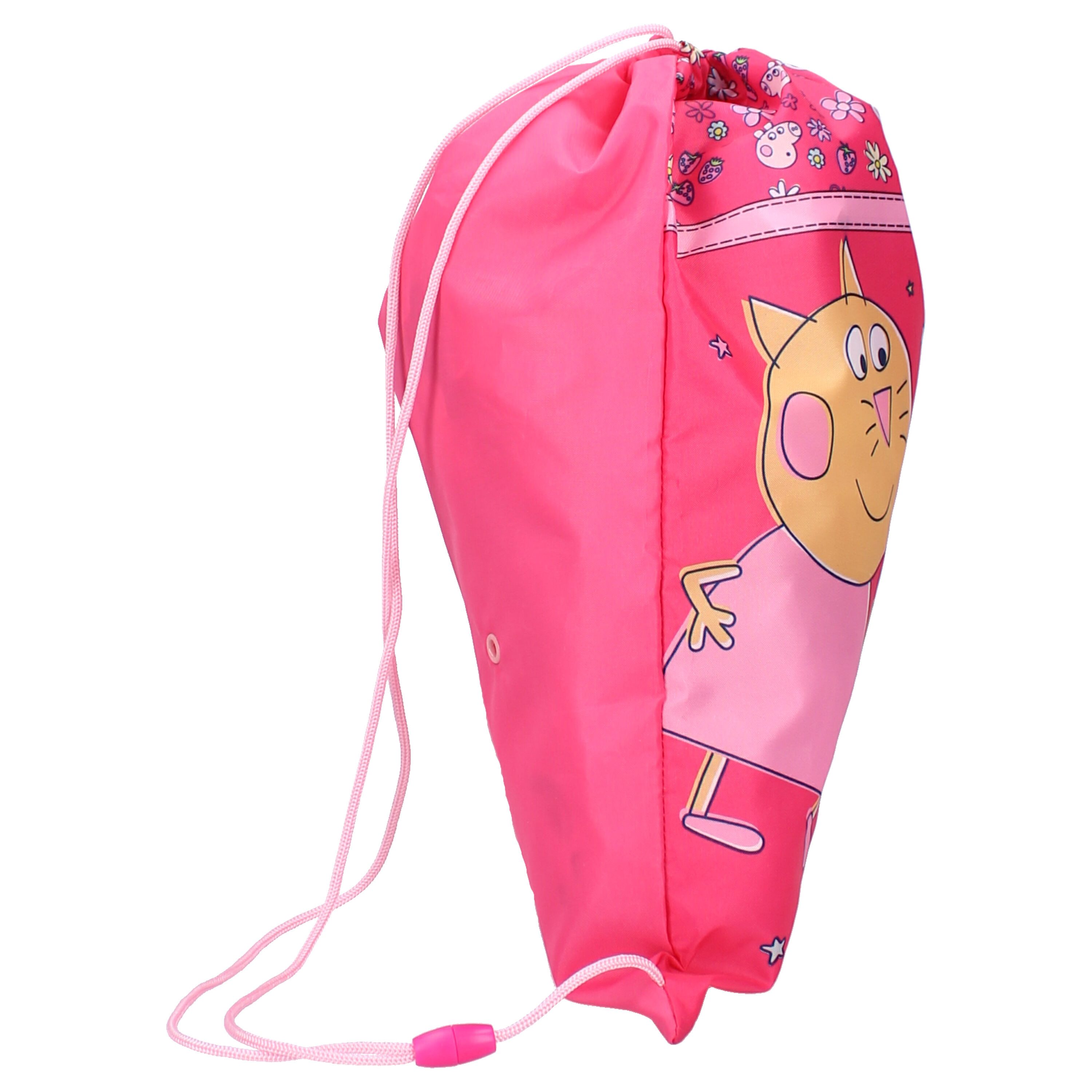 Peppa Pig Turnbeutel Turnbeutel Sporttasche Puptastic Days leicht und praktisch – Bild 3 von 4