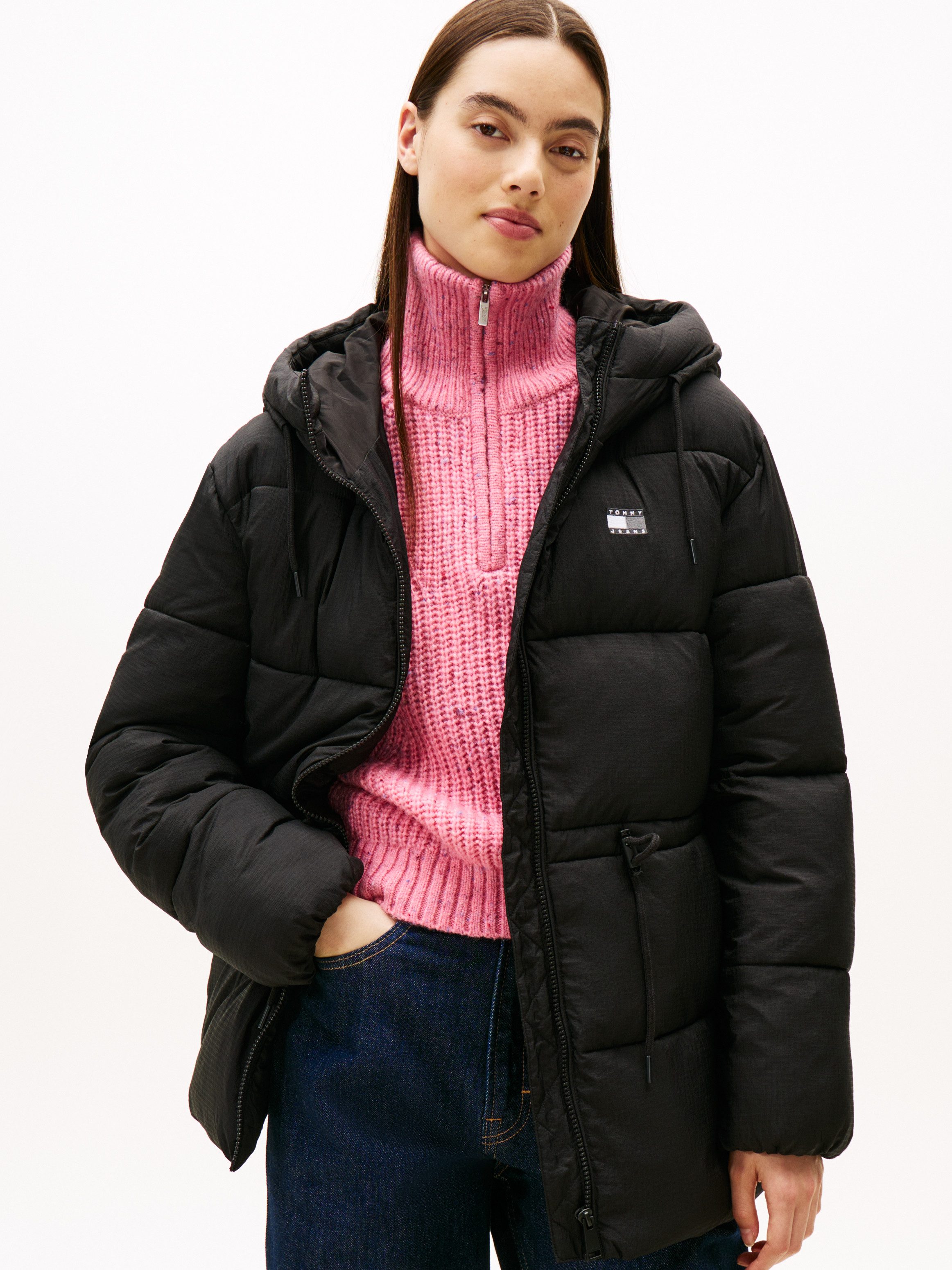 Tommy Jeans Steppjacke TJW HOODED MIDI günstig online kaufen