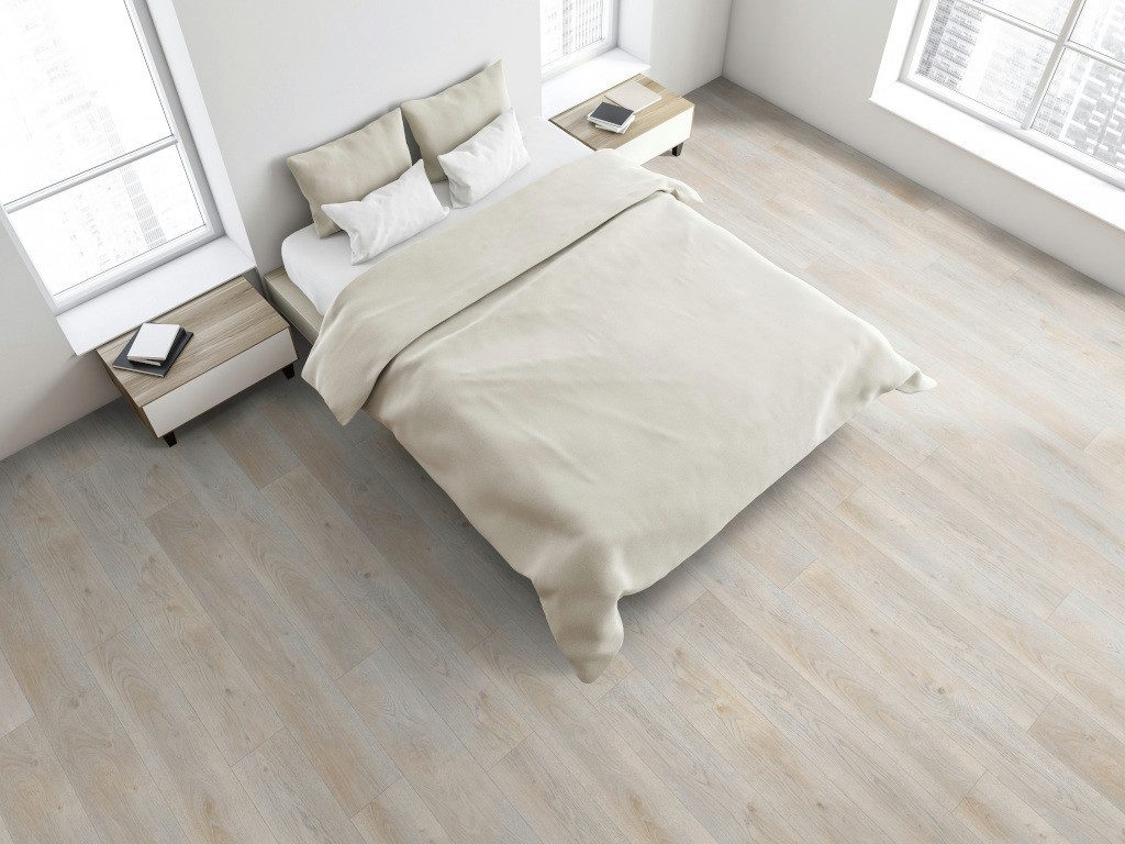 BASICfloor Laminat Laminat Eiche hell XL-Landhausdiele
