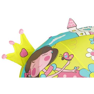 von Lilienfeld Stockregenschirm Kinderschirm Prinzessin mit Schloß Junge Mädchen bis ca. 8 Jahre, 3D