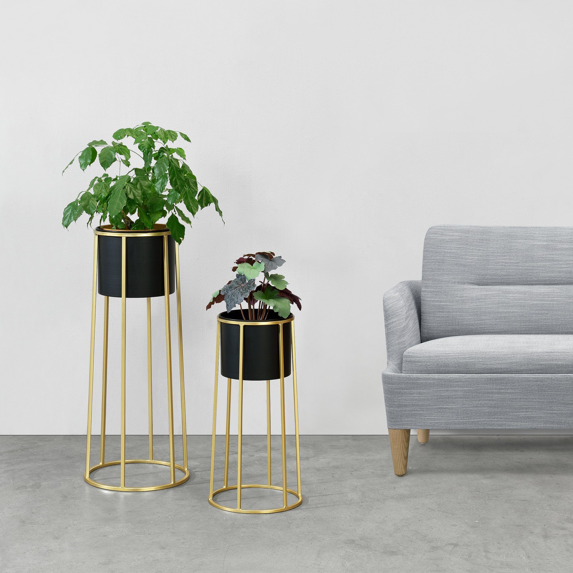 en.casa Blumenständer (Set, 2er), »Macon« Blumenkübel günstig online kaufen