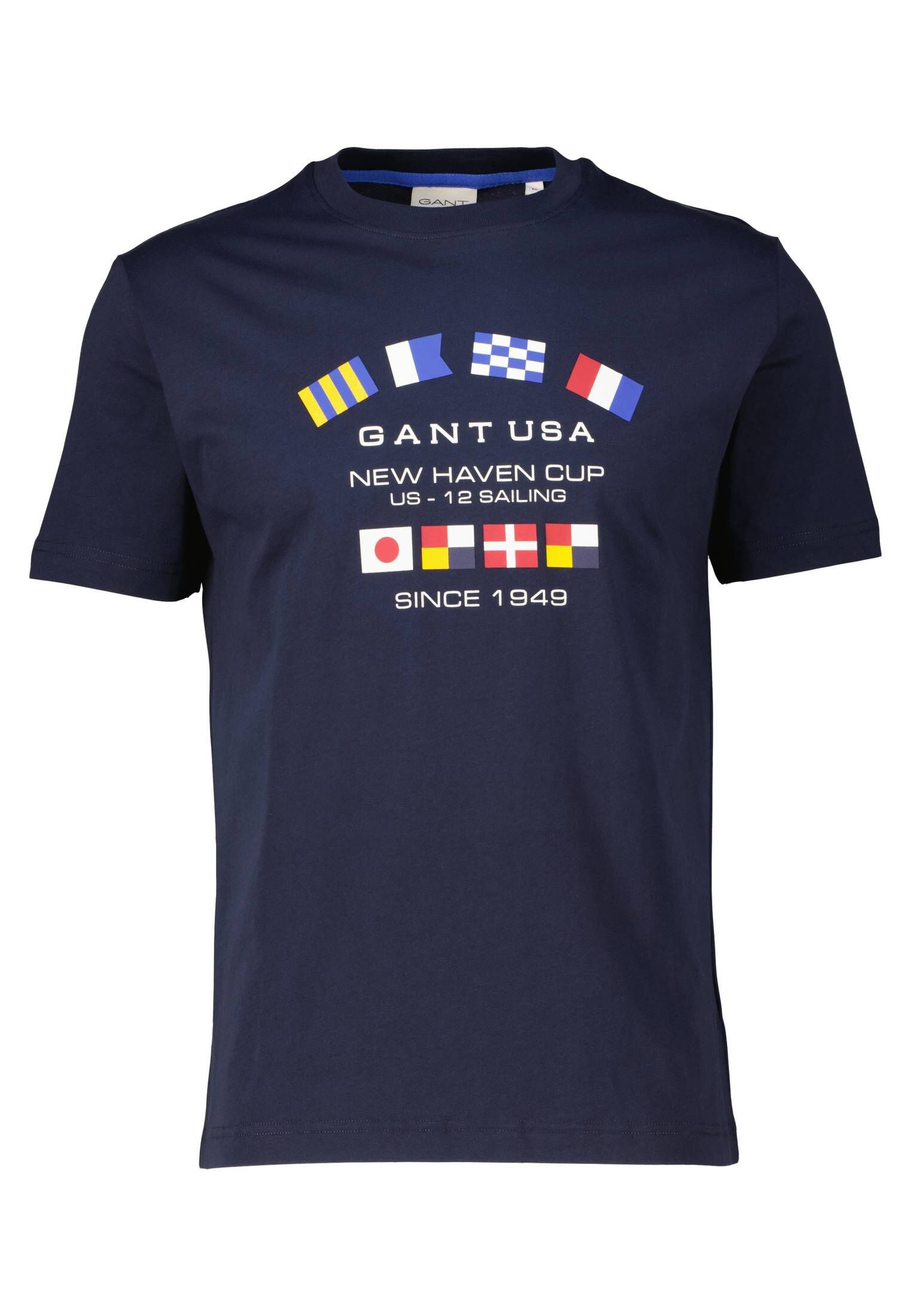 Gant T-Shirt Herren T-Shirt GRAPHIC Regular günstig online kaufen