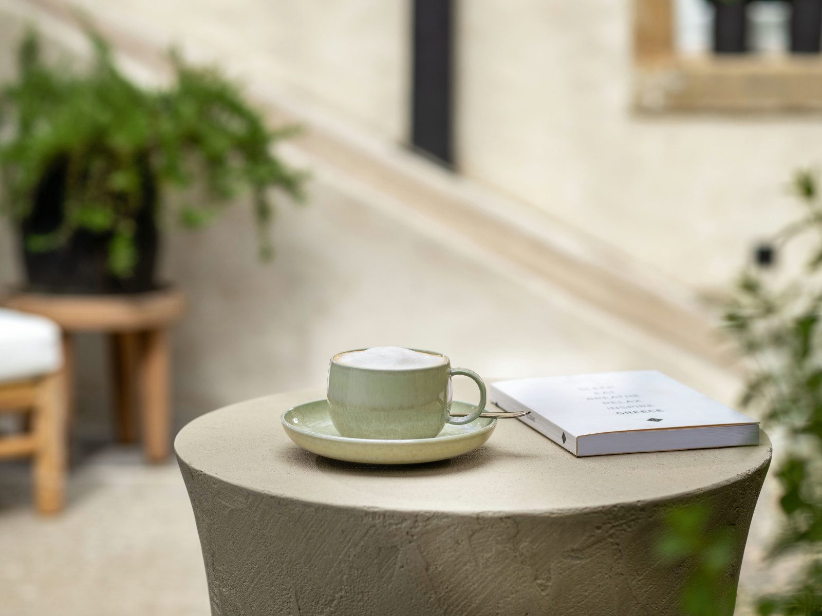 like. by Villeroy & Boch Tasse Perlemor Alga Kaffeetasse 0,27l, Premium Porcelain