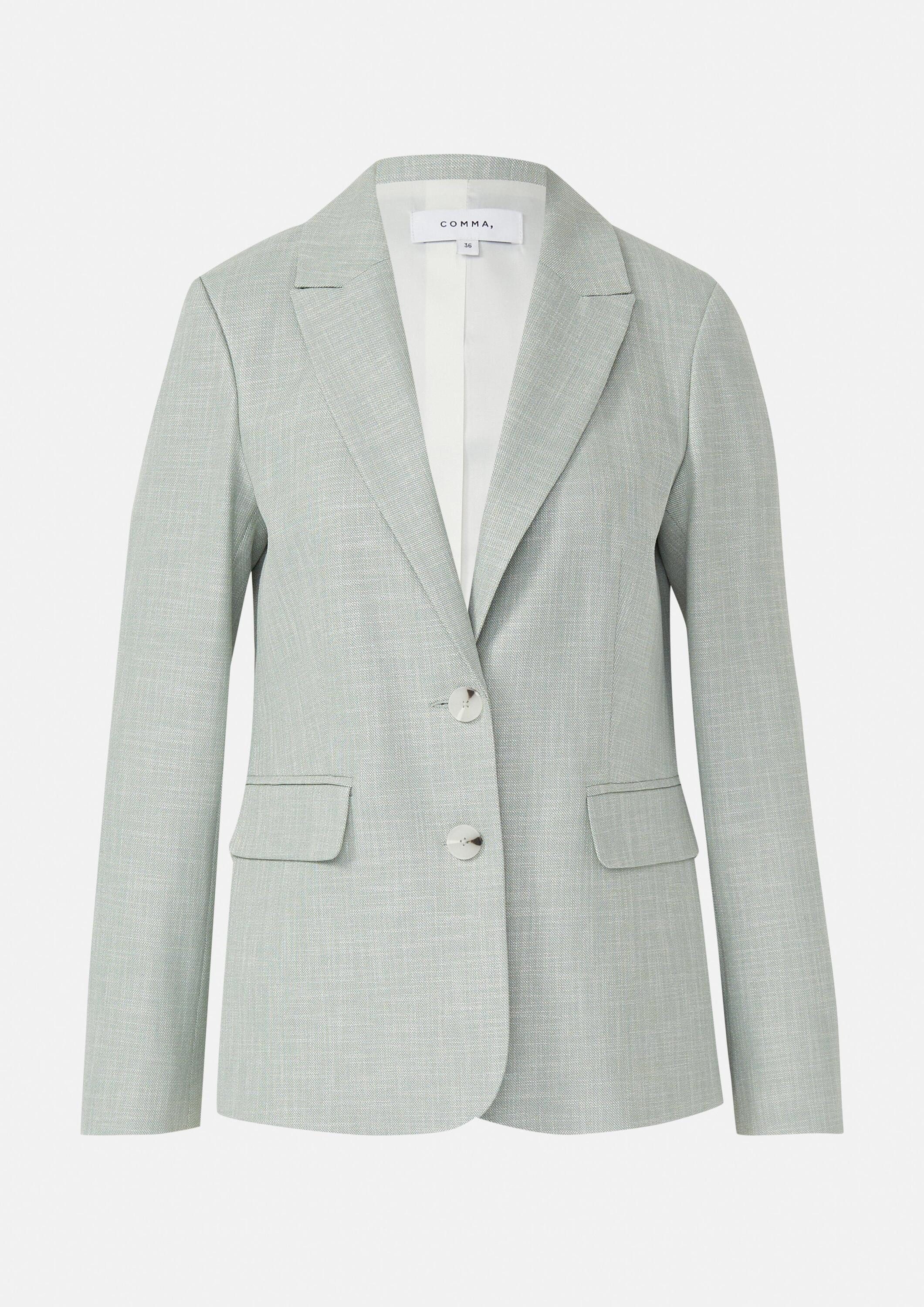 comma Jackenblazer Indoor-Blazer Antaillierter Blazer mit Struktur