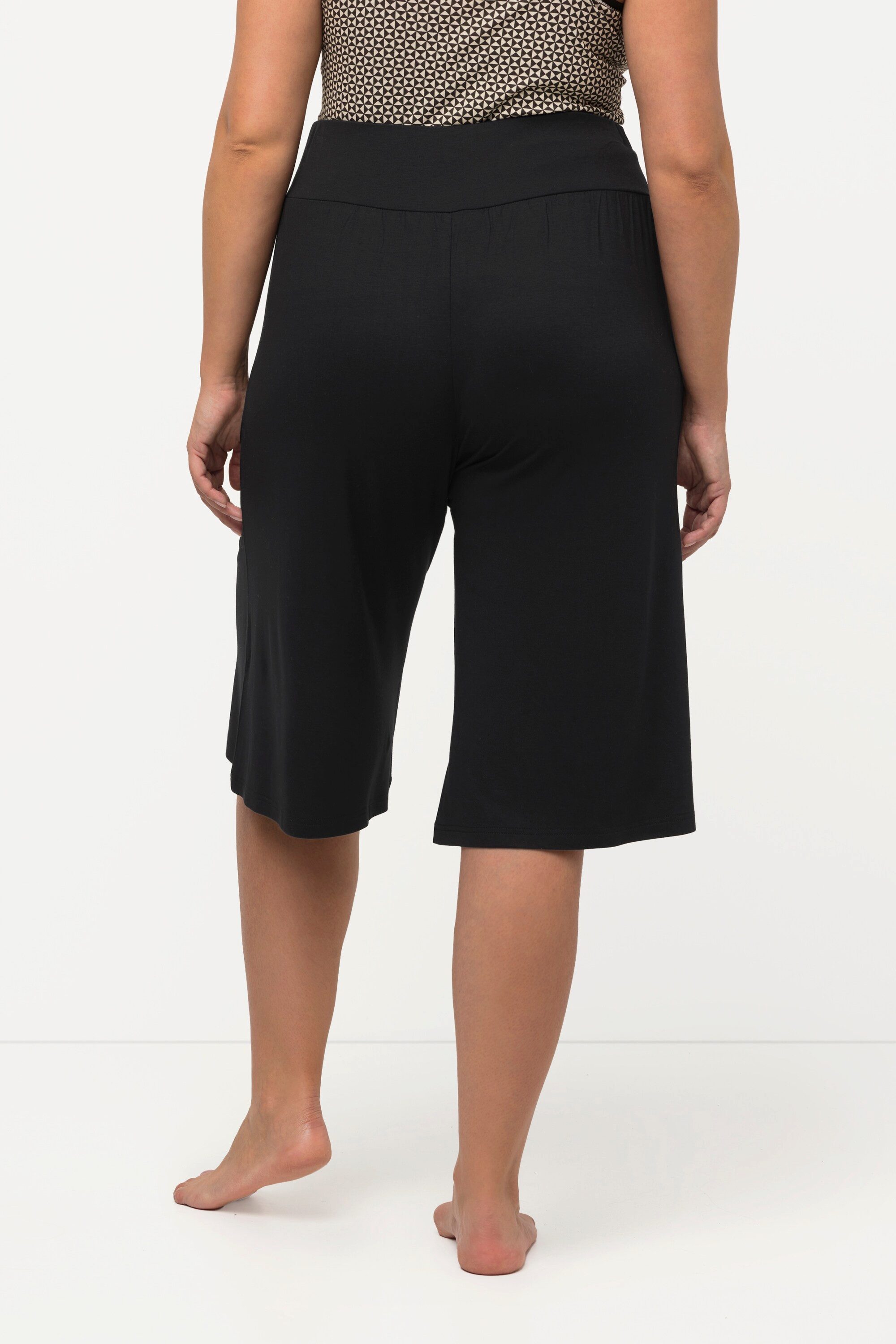 Ulla Popken Shorts Bermuda weites gerades Bein Elastikbund