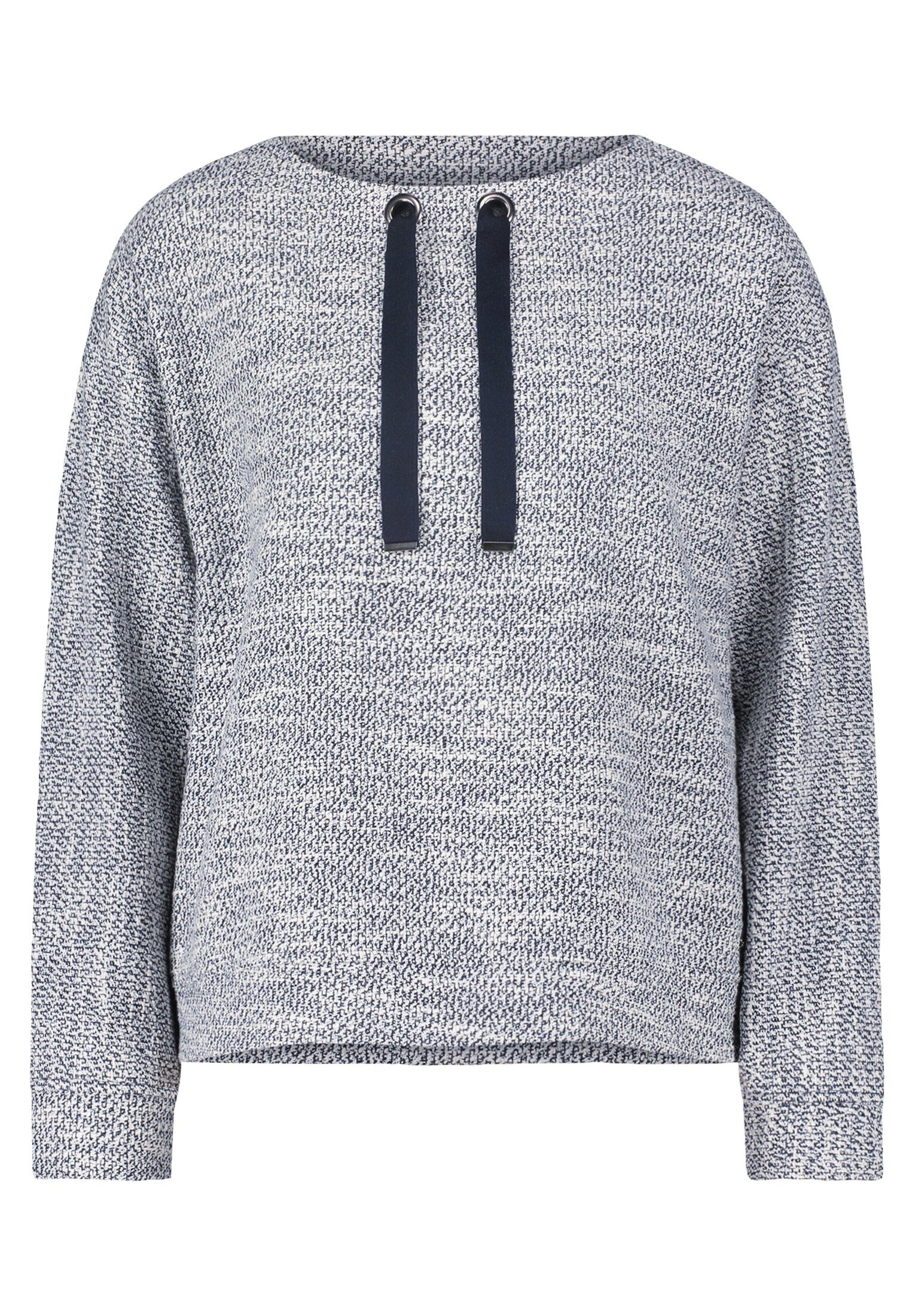 Kragen Sweatshirt mit (1-tlg) Kragen Betty&Co