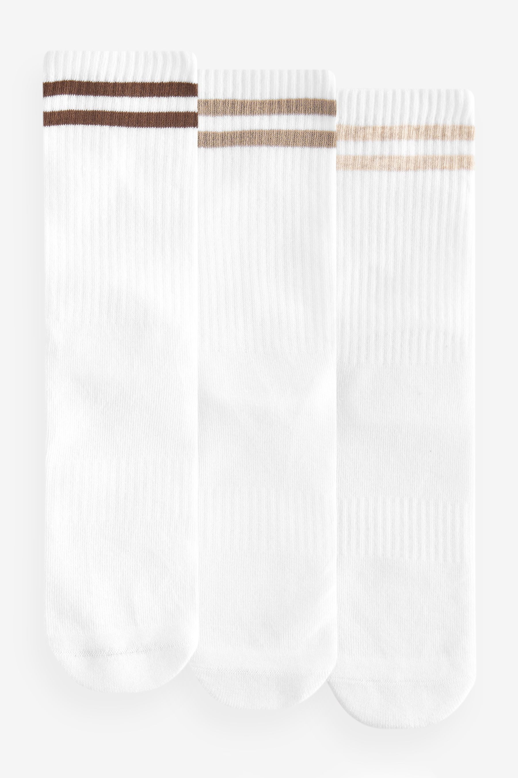 Next Kurzsocken Gerippte Sportsöckchen, Fußgewölbestütze, 3er-Pack günstig online kaufen