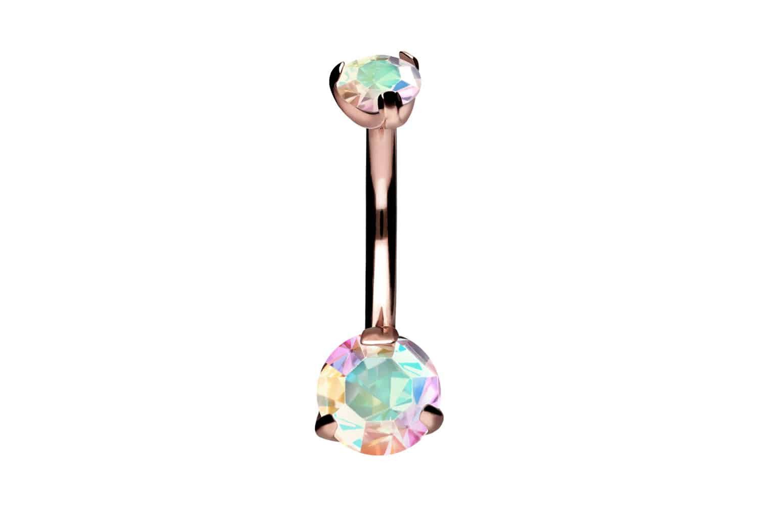 PIERCINGLINE Bauchnabelpiercing Titan Mini Bananabell mit günstig online kaufen