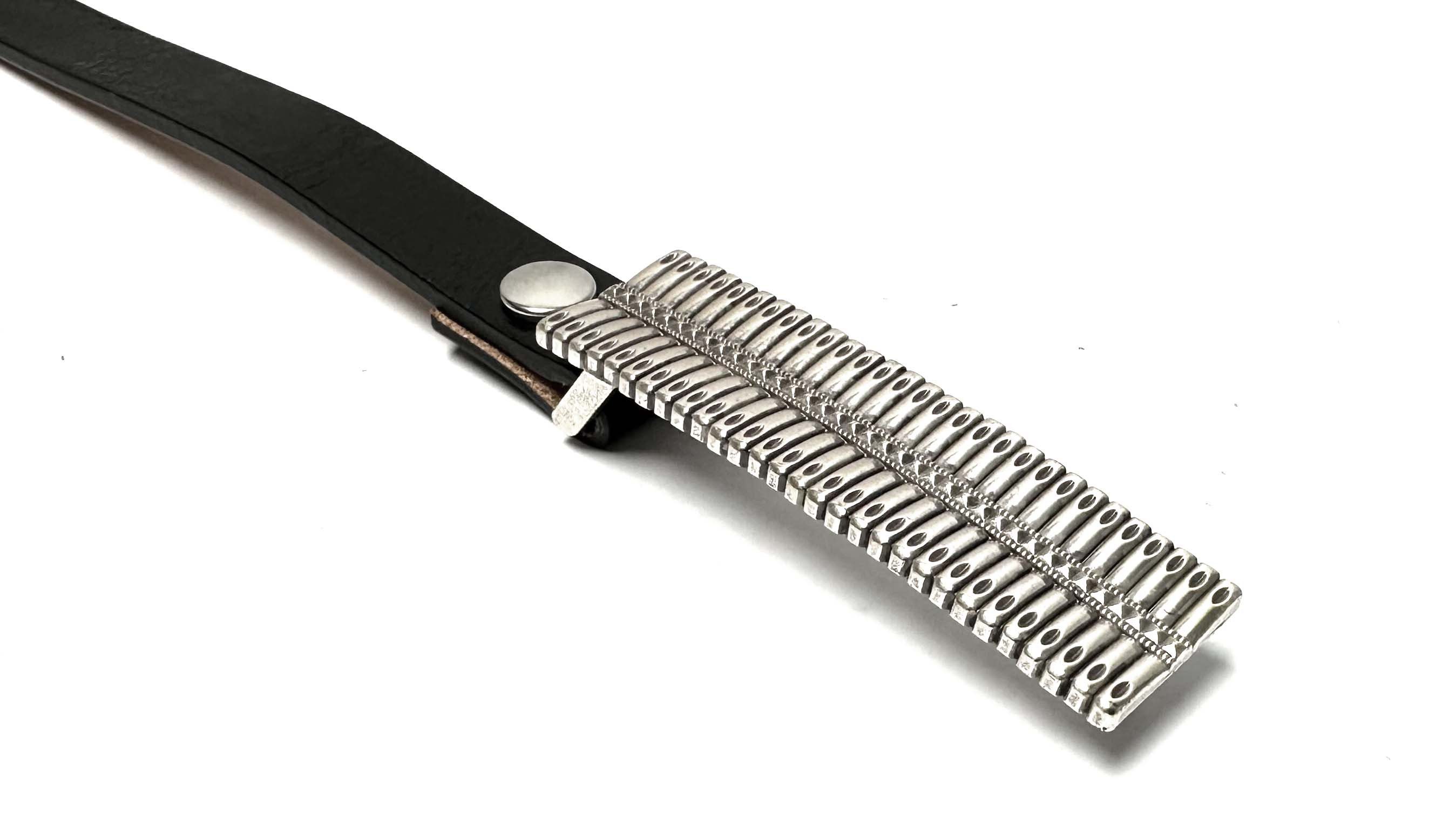 Bag & Belt Ledergürtel Damen-Leder-Koppelgürtel 2 cm schwarz 85