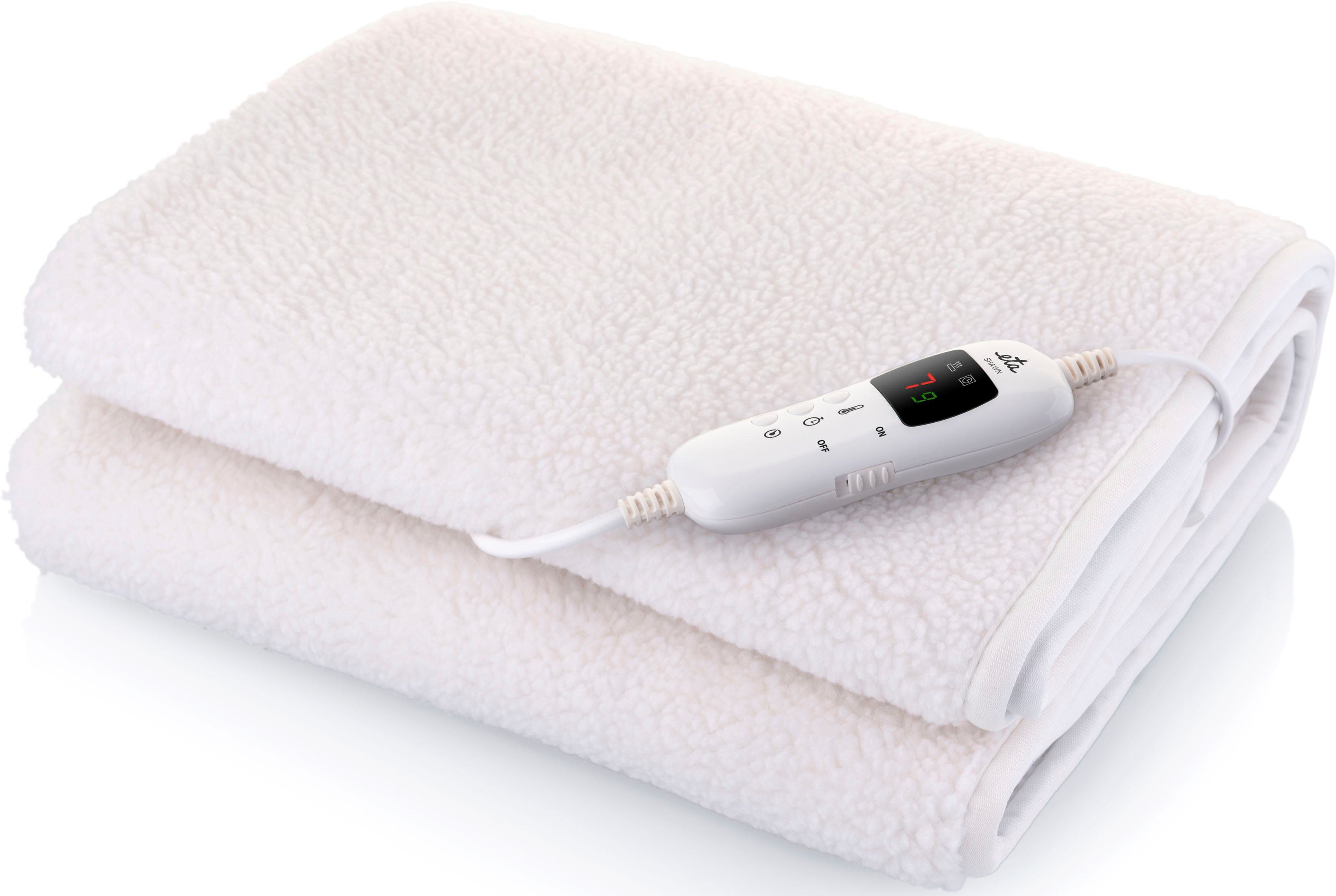 eta Heizdecke Shawn, 1-tlg., Super weiches Polar Fleece, 7 Temperaturstufen von 30-45 ˚C