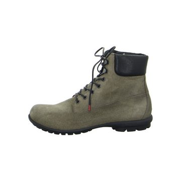 Think! Kong - Herren Schuhe Stiefel Schnürer Velours grau