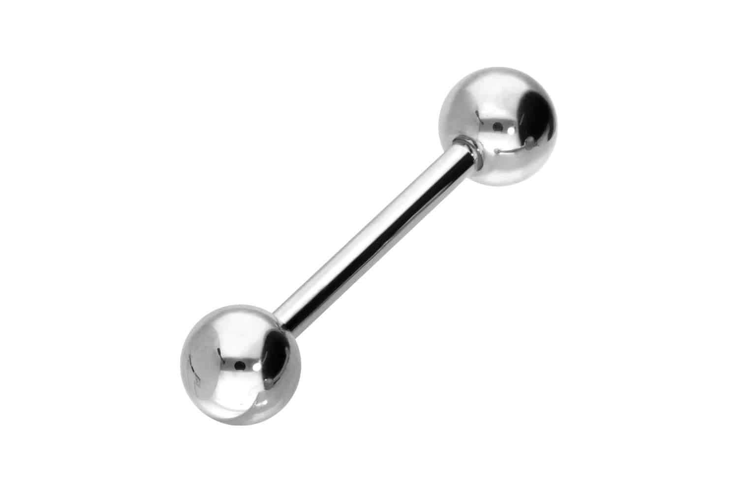 Brustwarzenpiercing 14/18 Karat Gold Barbell
