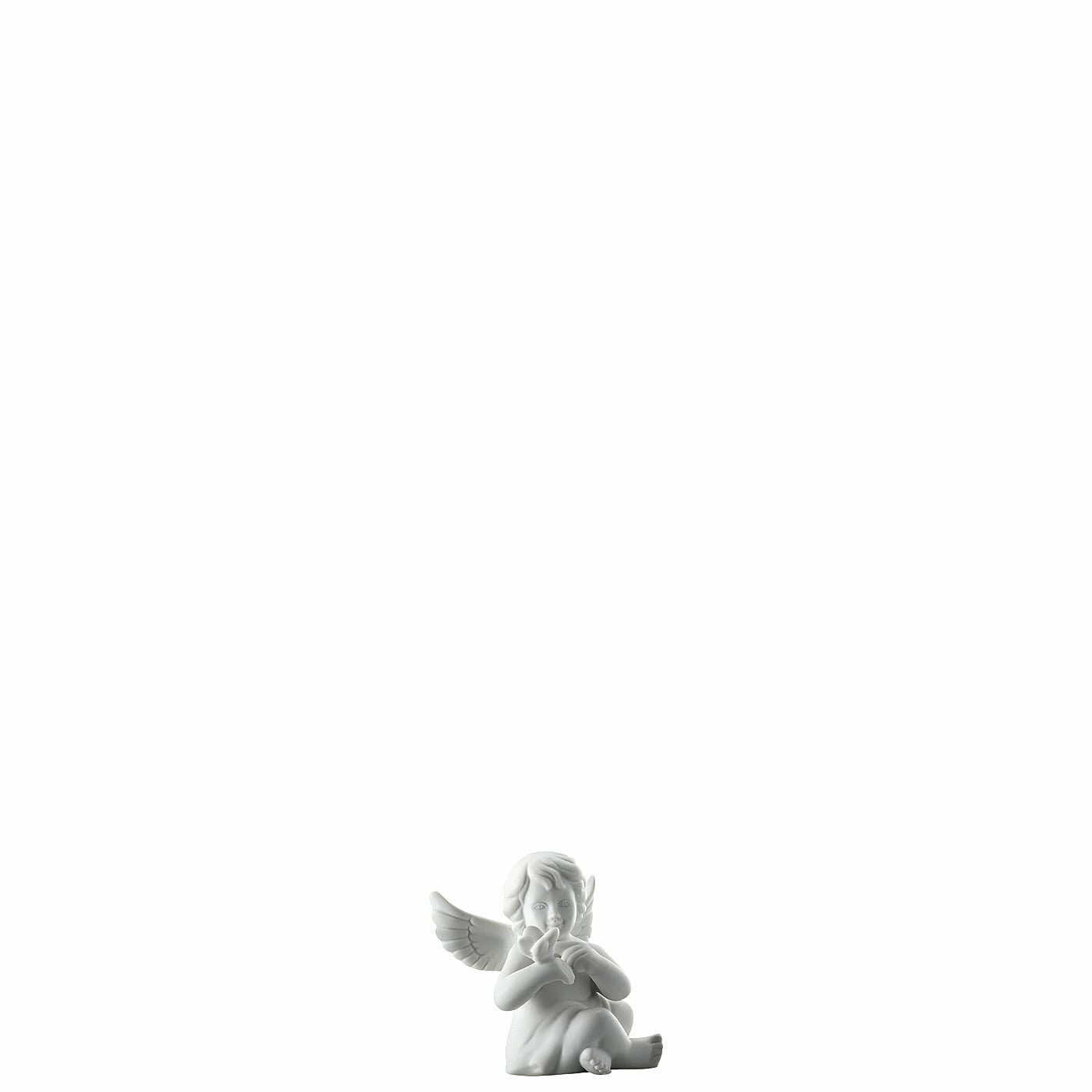 Rosenthal Engelfigur Engel klein Weiß mit St) (1 matt Schmetterling Engel