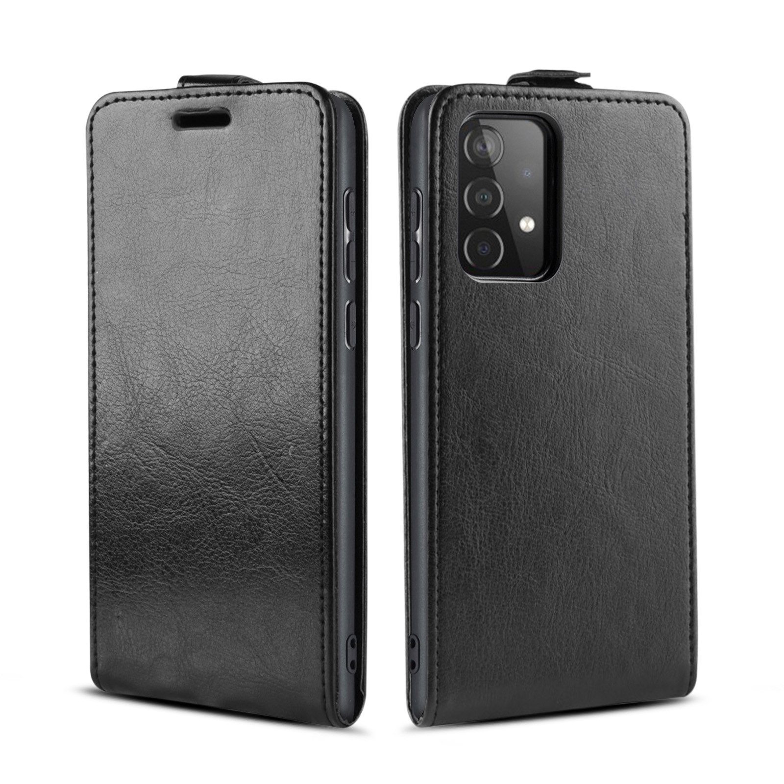 Tec-Expert Handyhülle Cover Hülle für Samsung Galaxy A52 / Samsung Galaxy A52s 5G 6.5 Zoll, 6.5", Tasche Klapphülle Case mit Kartenfach Fliphülle vertikal