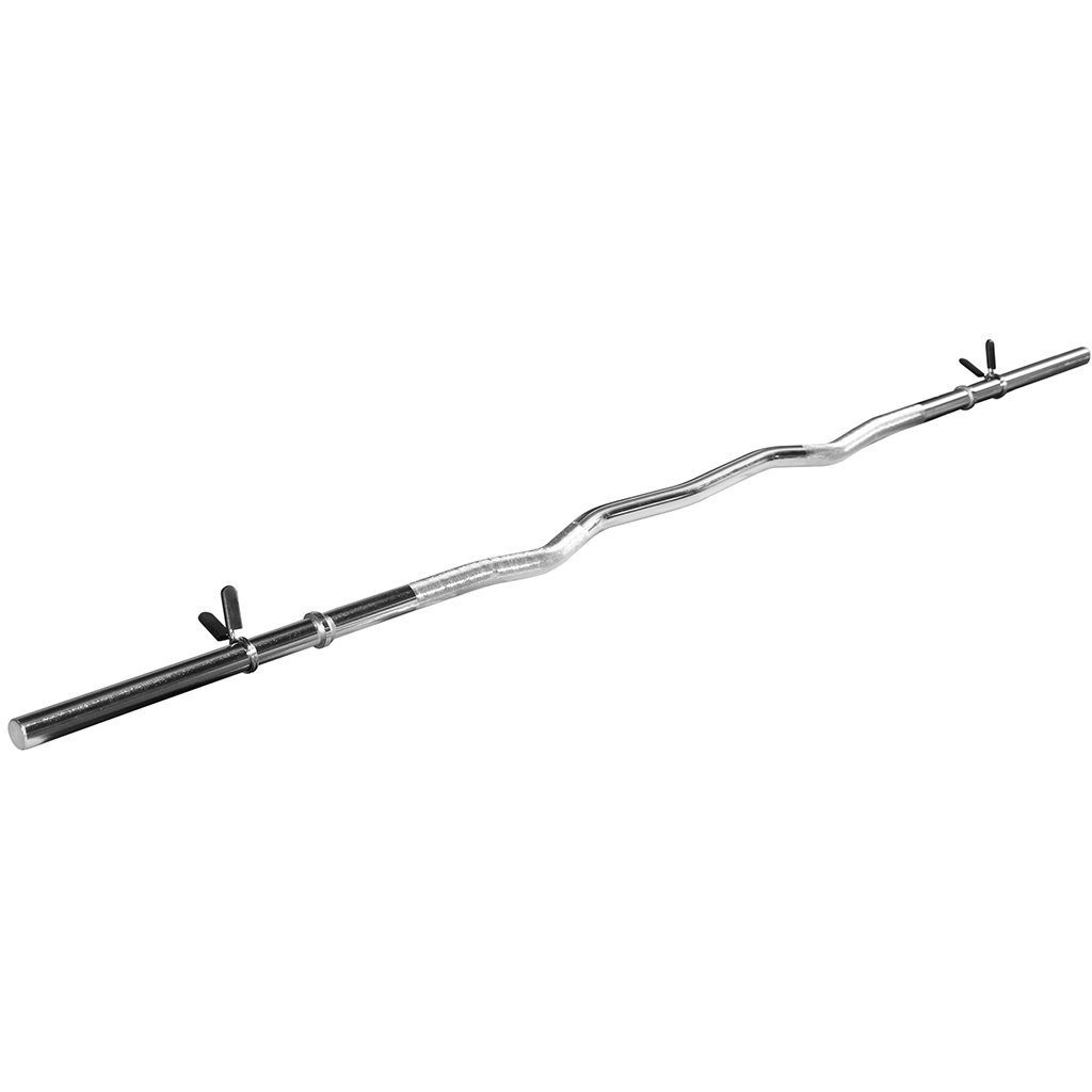 Langhantelstange SZ Langhantel mit Federklammer 182cm