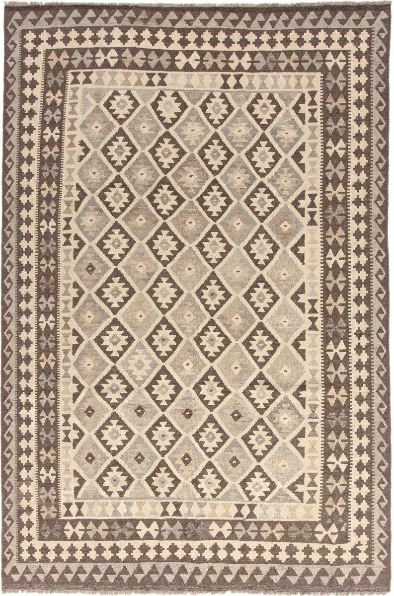 Orientteppich Kelim Afghan 198x300 rechteckig, Nain 3 Orientteppich, mm Höhe: Handgewebter Trading