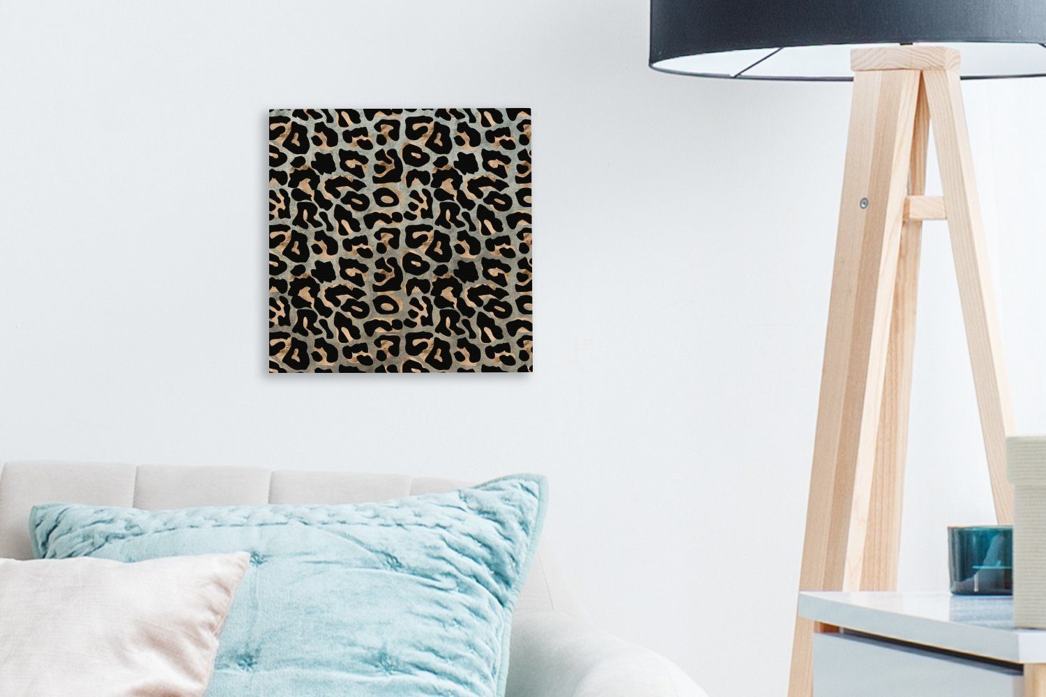 Leinwand OneMillionCanvasses® - für St), Tierdruck - Bilder Panther Wohnzimmer Leinwandbild Luxus, Schlafzimmer (1