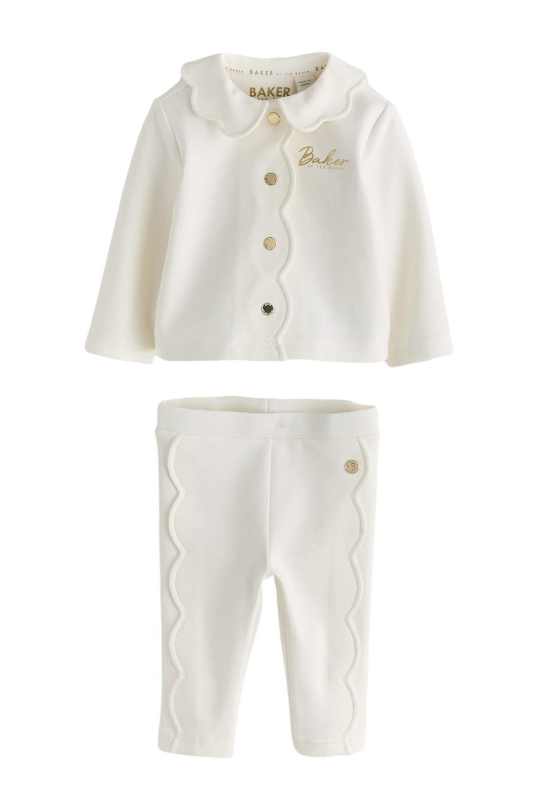 Baker by Ted Baker Langarmshirt & Leggings Baker by Ted Baker Ponte-Jacke und Leggings (2-tlg)