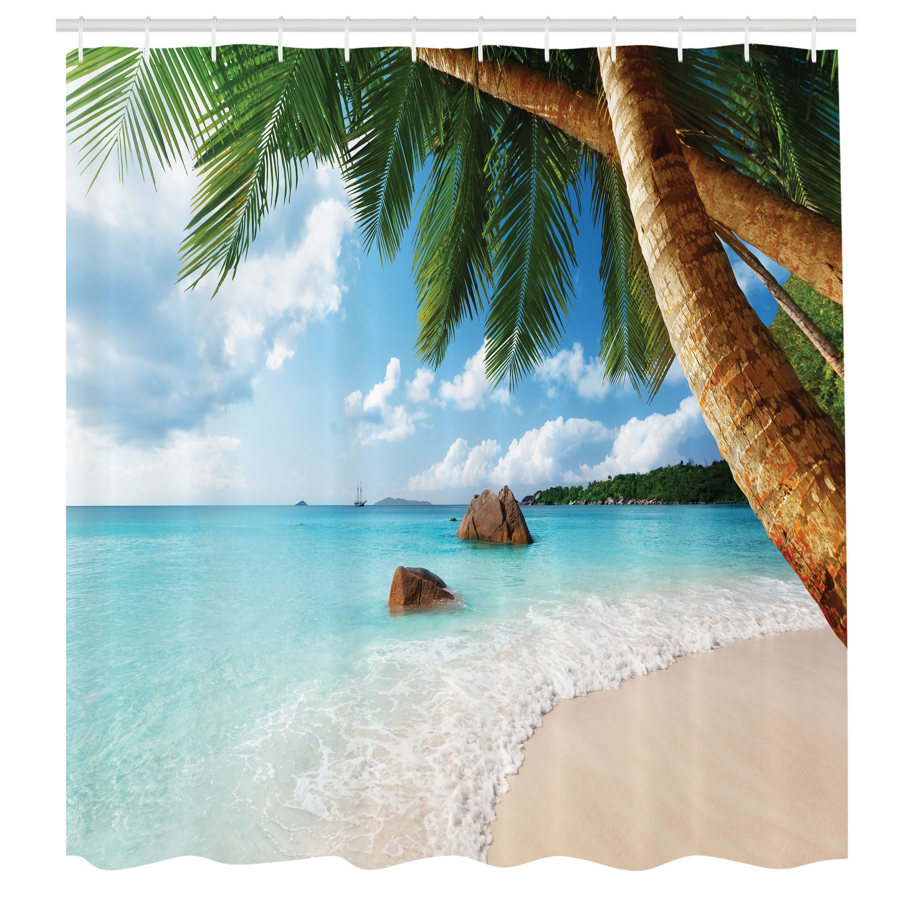 Abakuhaus Duschvorhang Moderner Digitaldruck mit 12 Haken auf Stoff Wasser günstig online kaufen