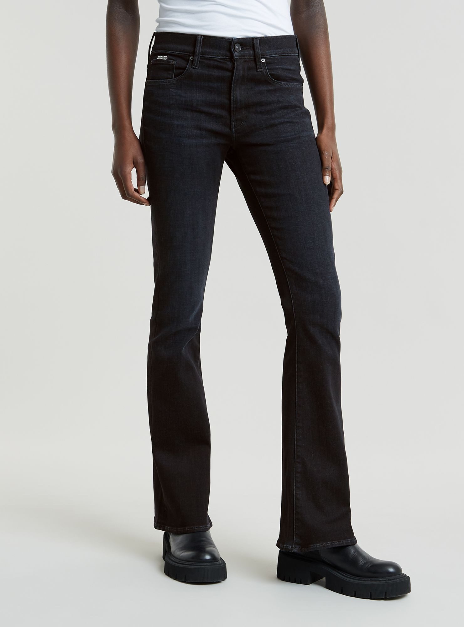 5-Pocket-Jeans 3301 Flare Jeans