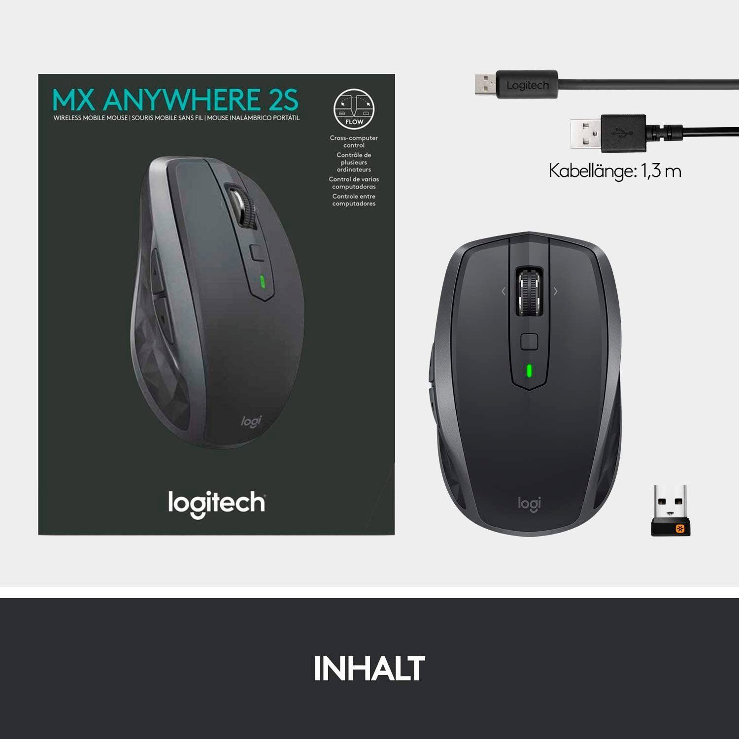 Logitech MX Anywhere 2S Wireless Mouse Maus
