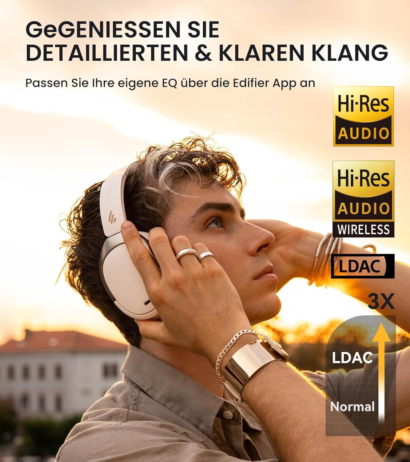 Edifier® WH950NB Over-Ear-Kopfhörer
