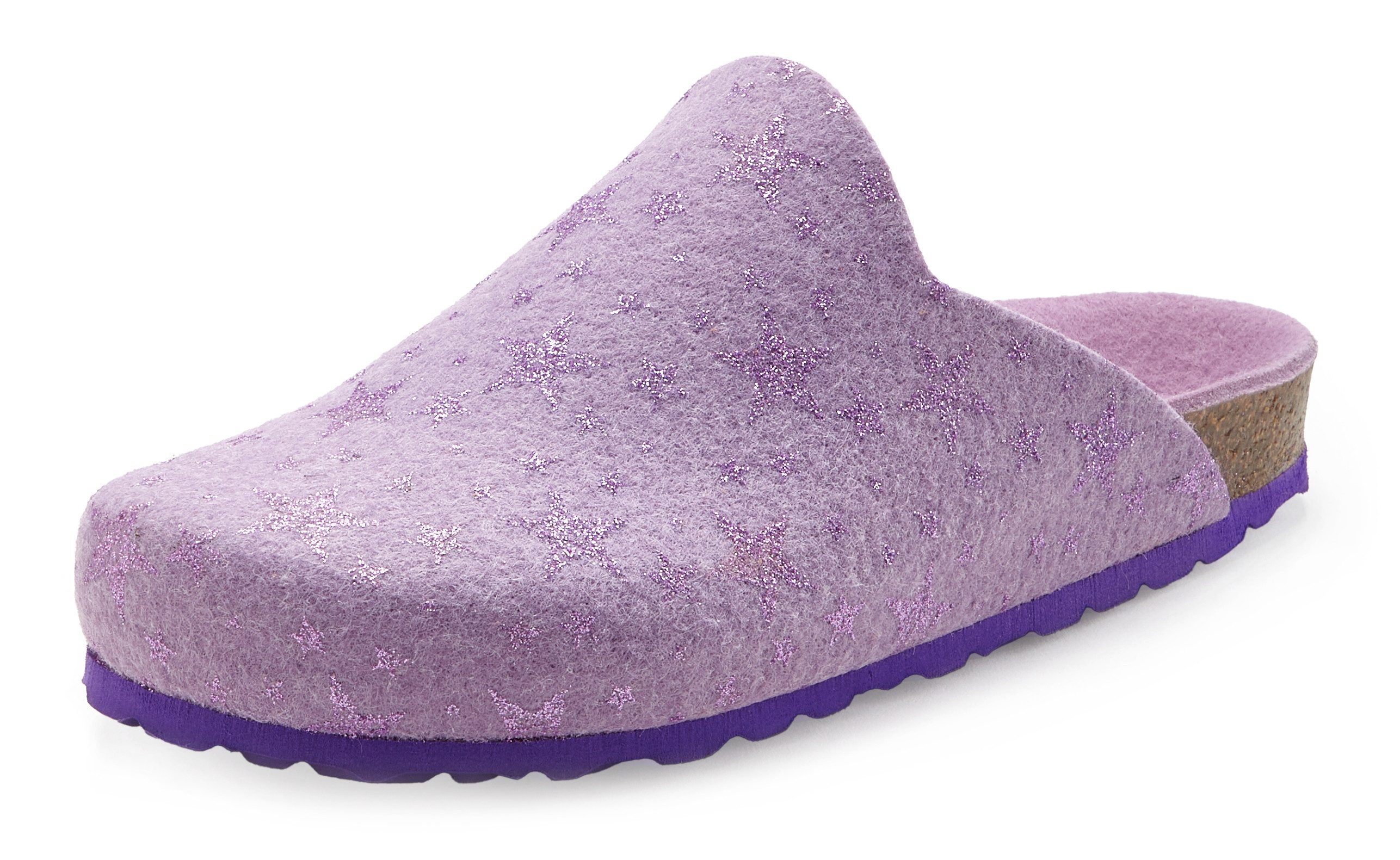 Vivance Dreams Pantolette, Clog, Pantoffel, Hausschuh, Pantolette aus Filz günstig online kaufen